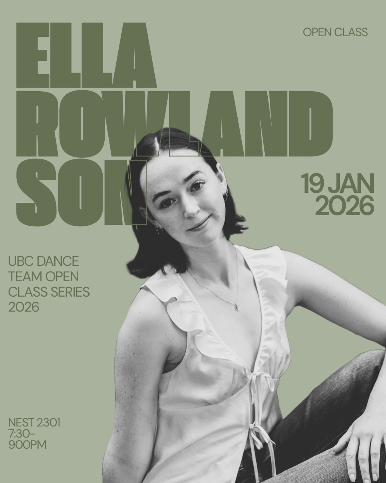 Back to regular scheduled business!!
Starting the year off strong is @ellarowlandson teaching int/advanced contemporary!!
Join us:
🗓️ Jan 19th
🕢 7:30
📍Nest 2301
Class is $5 at the door, register in our bio or just drop in ⚡️
Can’t wait to dance with you!!