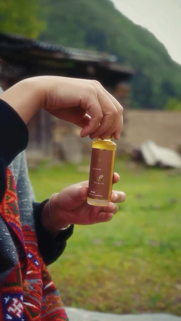 The heritage of Kinnaur, pure wisdom of our ancestors bottled in biodegradable glass.
Gutti Telang Pure , Traditional, GI certified . Your everyday ritual for body, face and hair.
Suitable for every age š±
- Deeply nourishes the skin
- Prevents premature fine lines & wrinkles
- Improves blood circulation
- works great as a massage oil for muscle relaxation. 100% raw.
- boasting a natural fragrance, absorbs quickly, smoothens winter skin
- This oil is known for its nourishing, healing, and rejuvenating properties and also can be used in cooking.
#kinnaurvalley #healthier #local #homegrown #natural #chullikatel #guttikatel #multipurpose #zerochemicals #indigenous #luxuryofpurity #giproducts #apricotoil #heritage