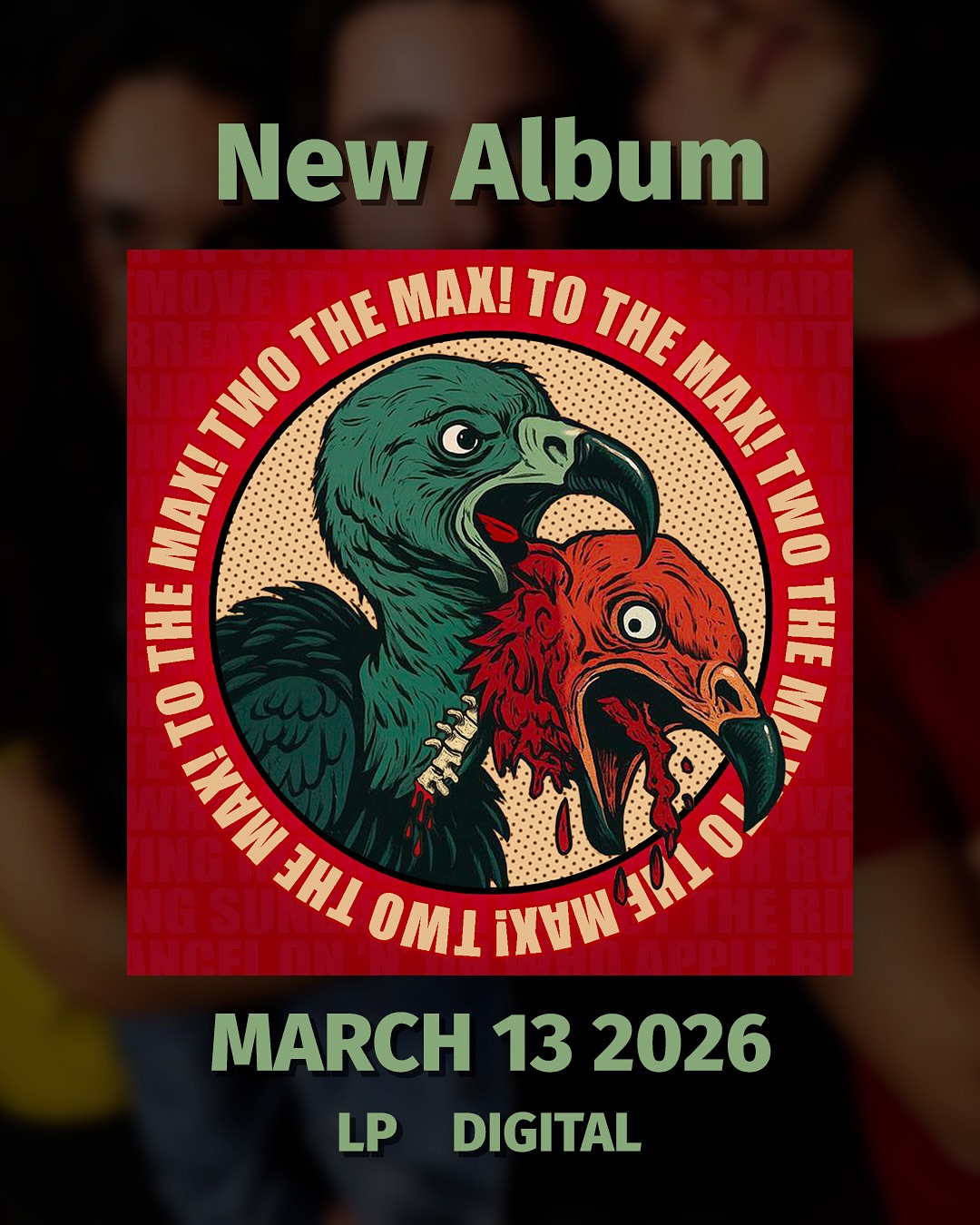 💥 Thrilled to announce @tothemax_band sophomore studio album 𝐓𝐰𝐨 𝐓𝐡𝐞 𝐌𝐚𝐱!, due for release on LP and digitally on March 13th, 2026.
🚀 Pre-orders and pre-save are UP at the link in bio!
TO THE MAX!’s sophomore studio album is a thrilling 40-minute journey through ten dynamic tracks that redefine Rock’n’Roll energy. This Verona-based trio pushes boundaries with an experimental fusion of Action Rock, seamlessly blending gritty Hard Rock riffs, infectious Funk grooves, and raw punk attitude into a powerful, distinctive sound.
LINEUP
Ale | drums, vocals
Nico | guitars, vocals
FRH | bass, backing vocals
CREDITS
Songs and lyrics written by To The Max!
Mixed and produced by Mat Den at @casa_titta_recording_studios , Bergamo, Italy.
📸 Pic by @gozzo.marco
📣 @all__noir
@alecopters_el_drummer @nickpeachtea @mattia.frh