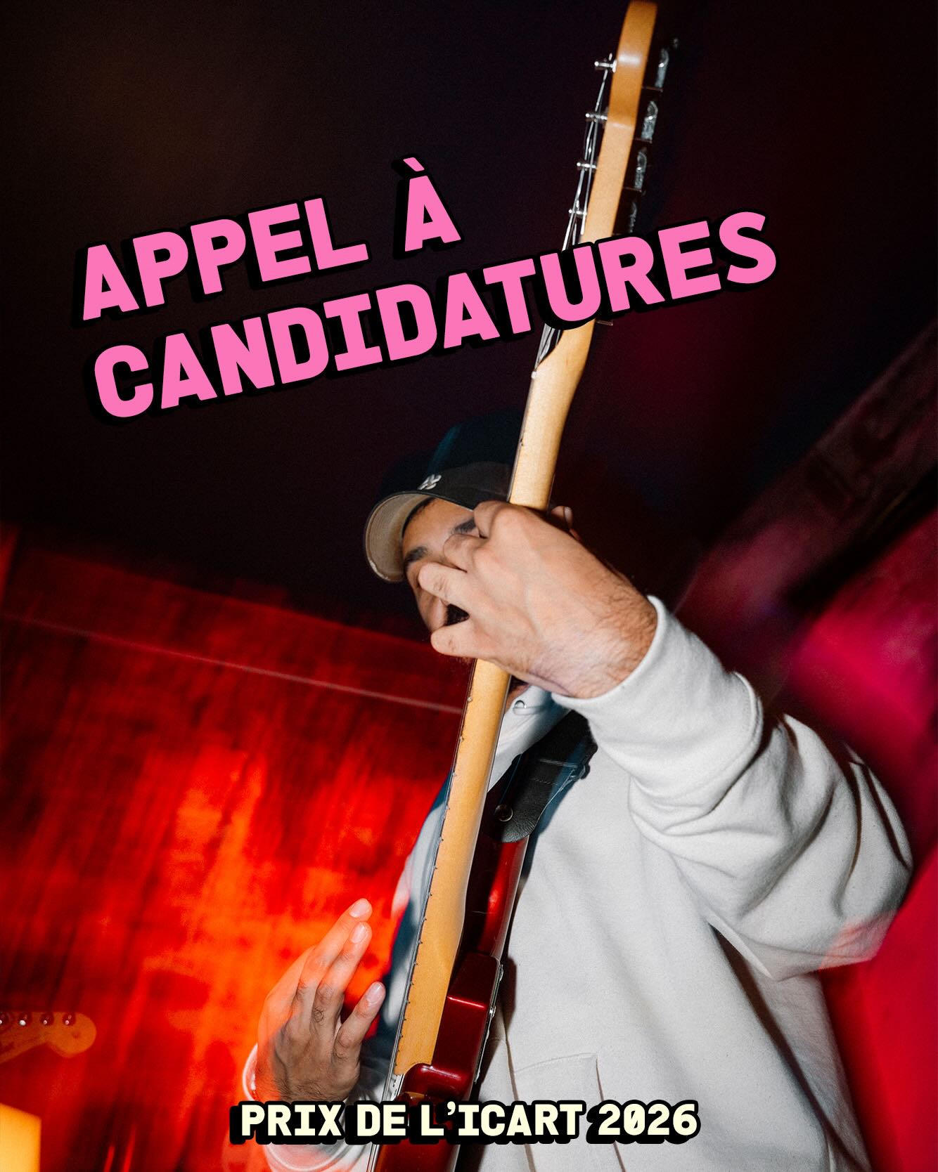 Tu as un groupe de rock et tu crées tes compositions originales ? Tente de remporter le prix de l’ICART musique en t’inscrivant avant le 30 janvier ! 🎸
👉 lien en bio
✉️ contact : programmation.prixdelicart@gmail.com
📸 @mld.photographeuse
#tremplin #rock #lyon
