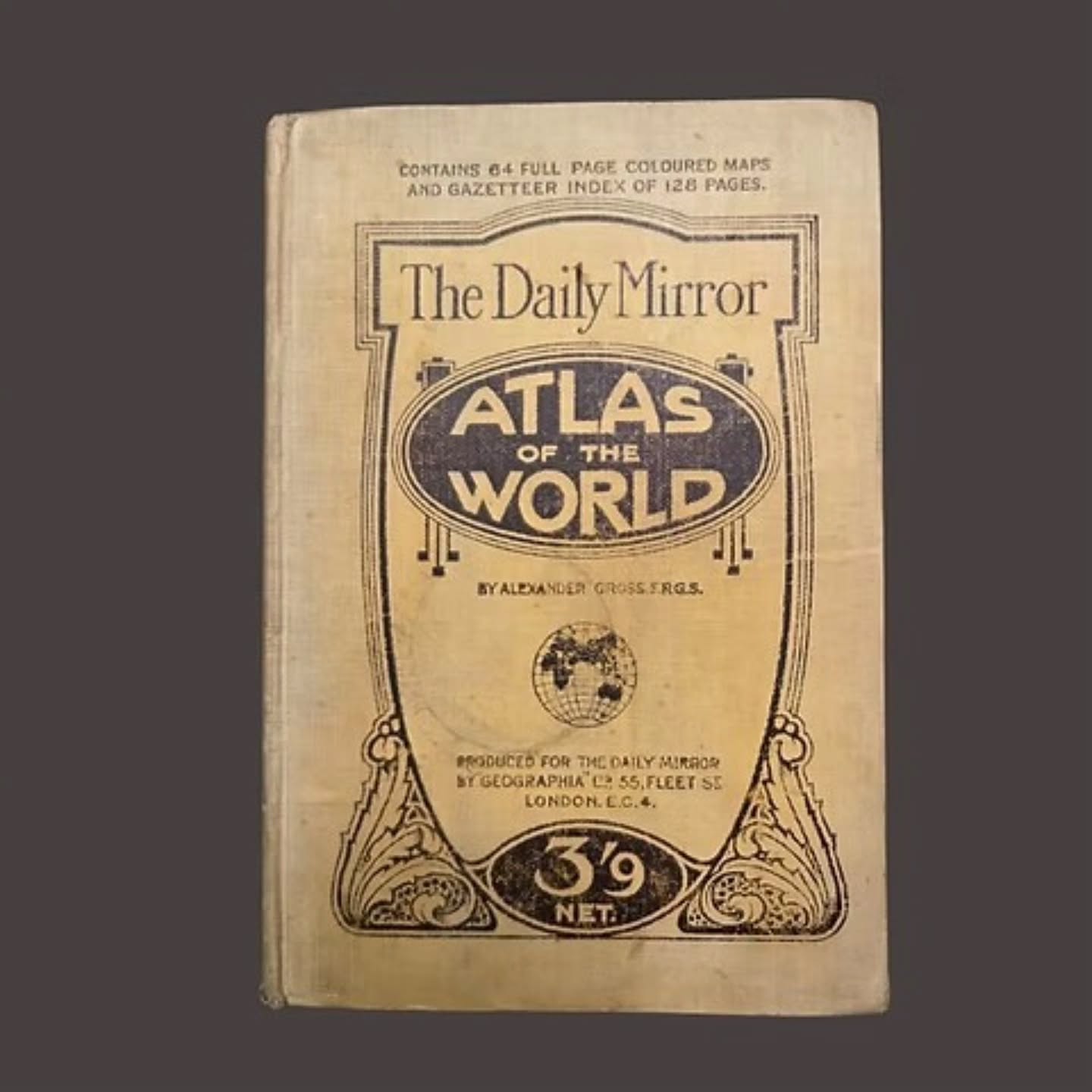 The Daily Mirror Atlas of the World – Vintage Pocket Atlas (c.1920s/30s) | https://share.google/An6q6tEV2UJE89VWz