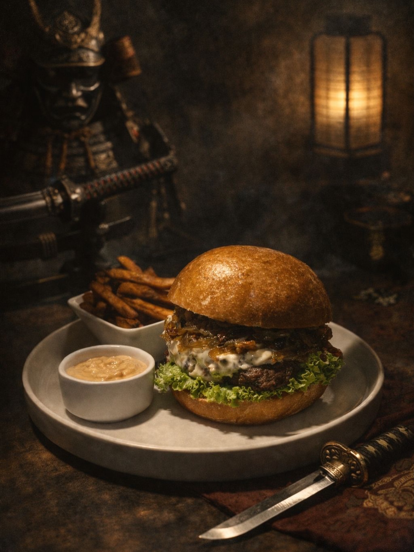 Zwischen den böhmischen Wochen verstecken sich auch drei unserer beliebtesten Burger 😱 Einer davon ist wie ein kleiner Feldzug am Gaumen: ruhig im Auftakt, aber mit ordentlich Wucht im Finale. ⚔️🍔
Unser Belgischer Samurai marschiert im Brioche Bun an – saftiges Rindfleischpatty, knuspriger Speck, karamellisierte Zwiebeln und schmelzender Gouda. Und dann die Samurai-Sauce: cremig, pikant, mit dem Kick. Dazu Süßkartoffelpommes – perfekt zum Eintauchen.