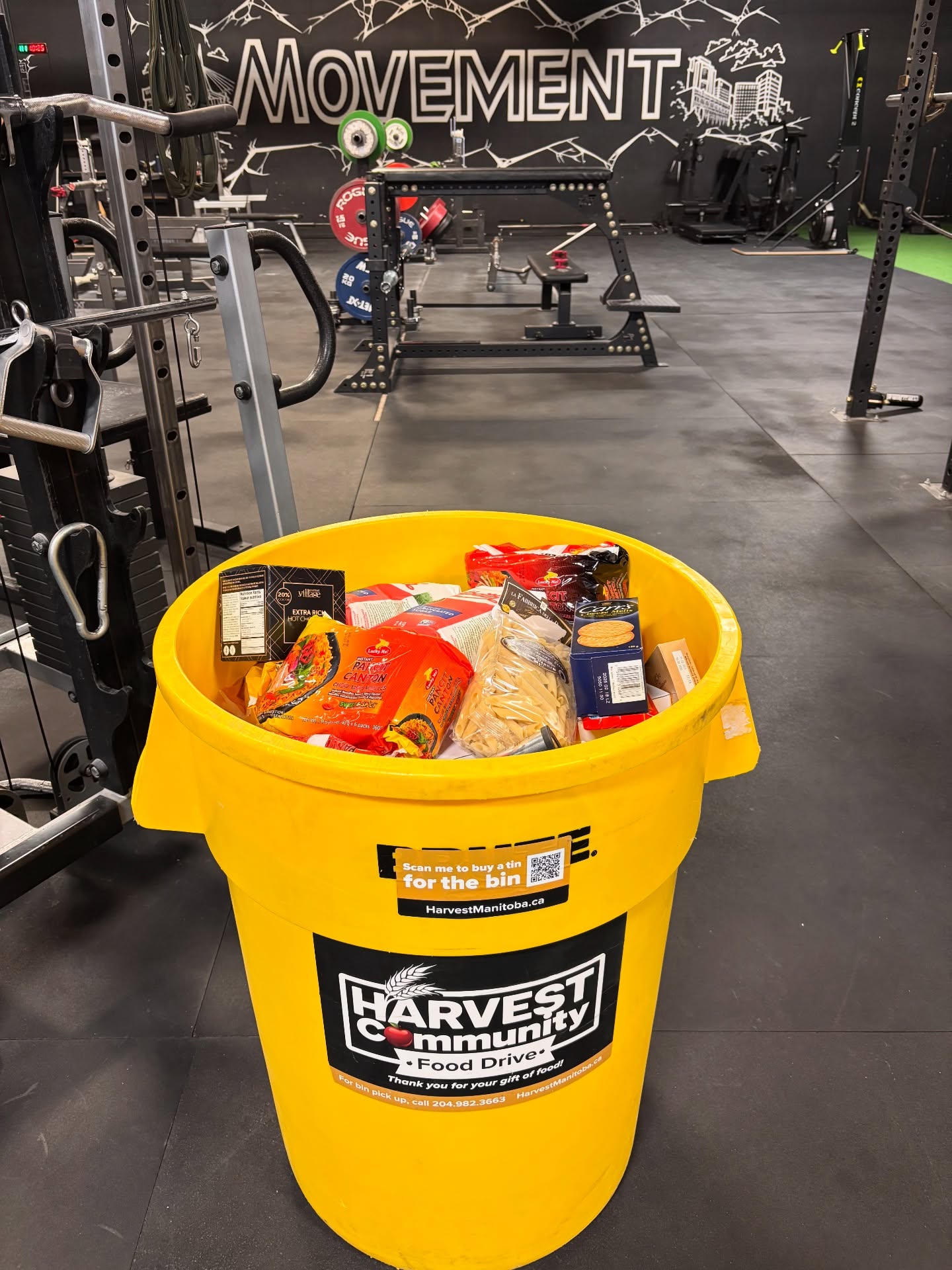 We collected 116 lb of food for Harvest Manitoba thanks to the generosity of all of you.
Thank you! We truly appreciate everyone who lent their support to this amazing cause.