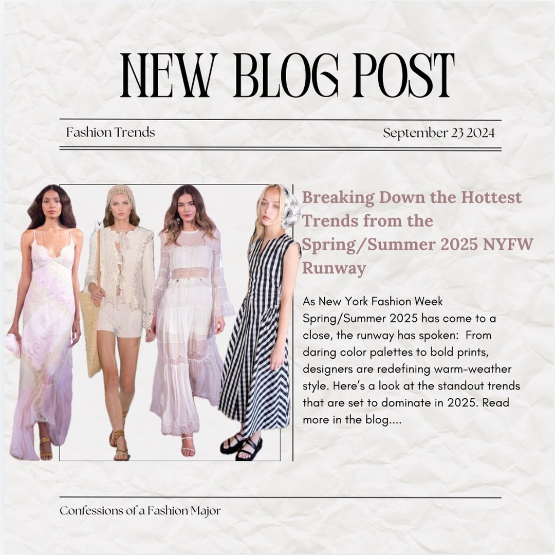 New Post! Spring/Summer 2025 is all about the fresh vibes. From vibrant colors to bold prints, NYFW delivered major trends we'll be obsessing over next season. Tap the link in the bio for the full scoop on what's hot from the runway! . . . #nyfw #fashiontrends #runwayrecap #fashionblogger #fashionblog #fashion #fashionstyle #style #styleblogger #pinterest #newyorkfashion #explorepage #instagram #trending #trendingnow #viral #insta #likes #new #trendingfashion #fashiongram