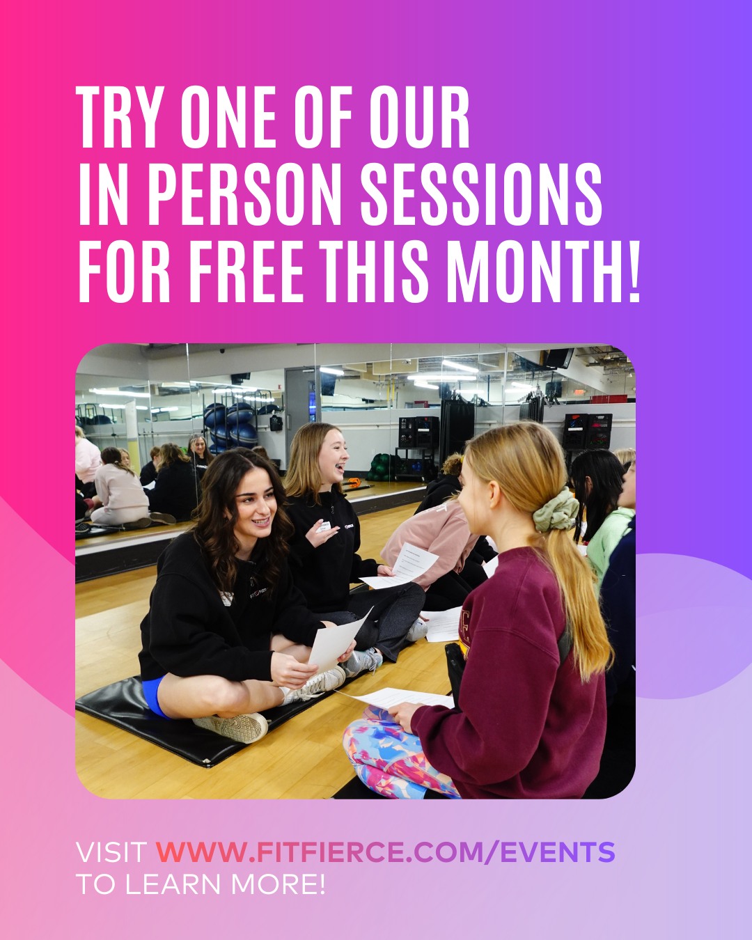 Thinking about joining Fit+Fierce? Come try it first 💜
We’re hosting FREE drop-in sessions on January 31, 2026, a chance to move, connect, and feel the Fit+Fierce energy in person.
Only at our Goodlife partner Locations:
- Sherwood Park: 1:00–3:30 PM
- Rabbit Hill: 5:30–8:00 PM
For girls 13+ and totally free to attend.
Save your spot at fitfierce.com/events ✨
@goodlife.rabbithill @goodlifefitness_sherwoodpark