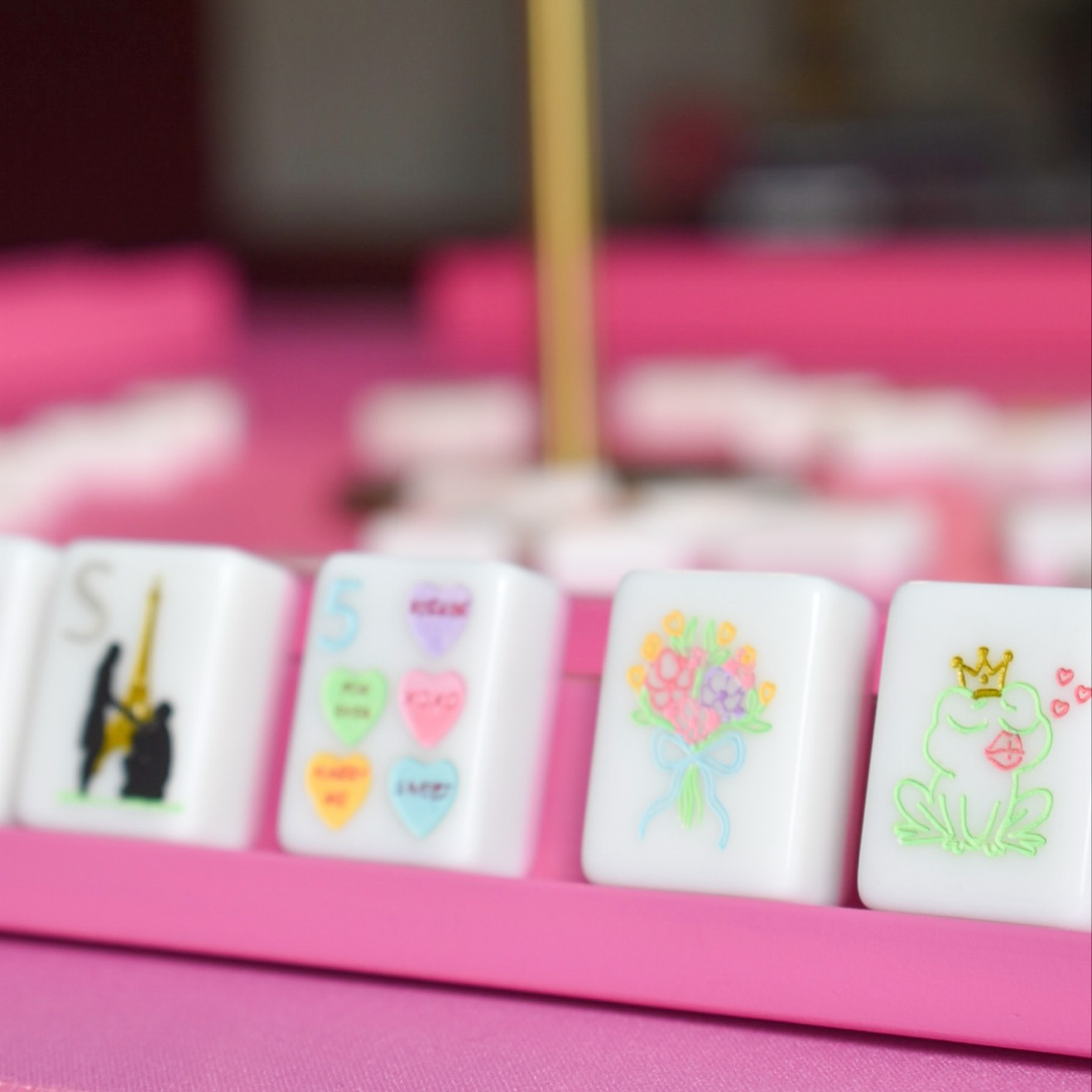 Love is in the air… and on these tiles 😉
The Lovers’ Legacy Mahjong Set is live on our website! Available in a small batch only, order now for galentine’s day fun😊🩷