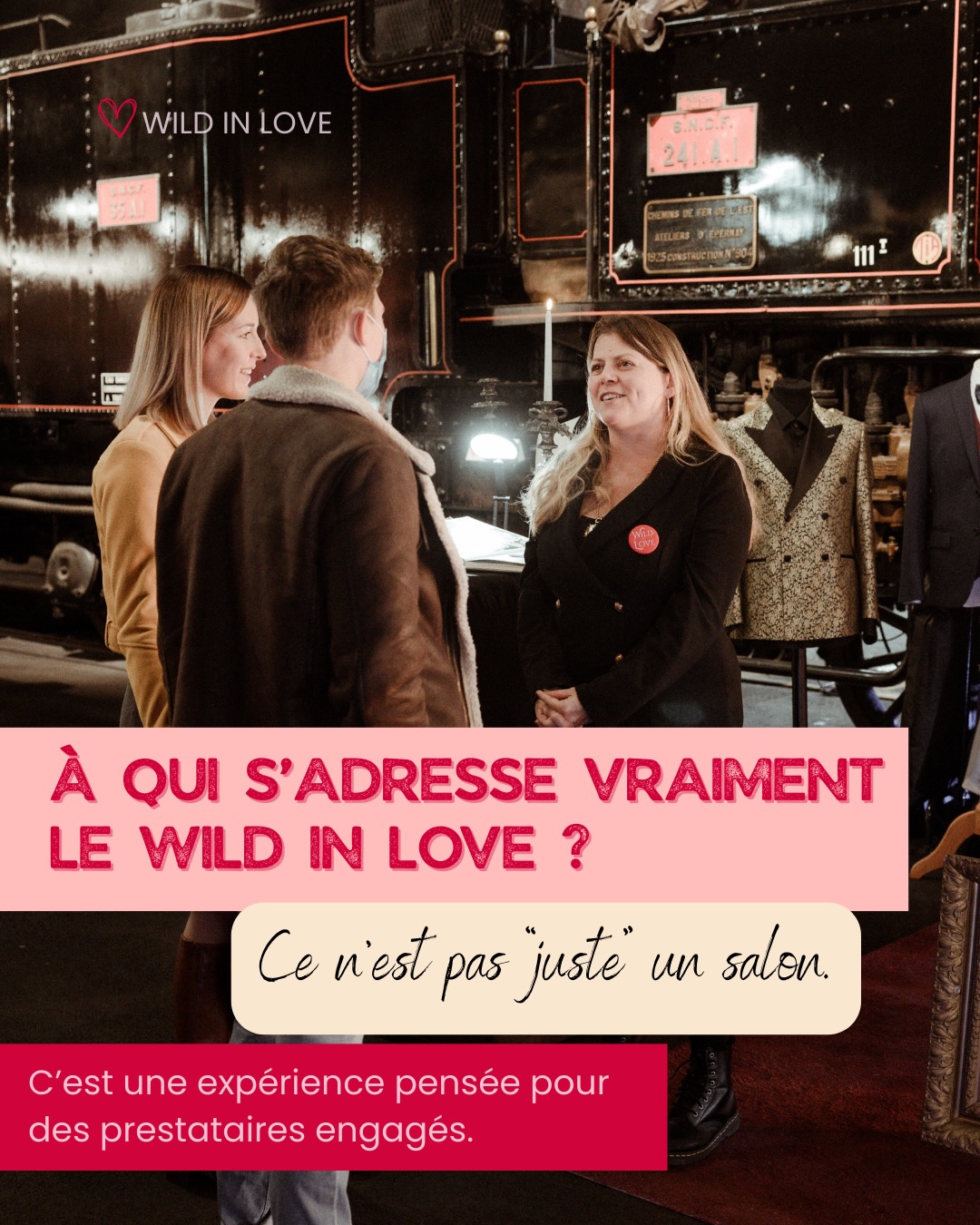 Le Wild In Love n’est pas un salon du mariage comme les autres.
C’est un salon du mariage premium en Alsace, pensé pour les prestataires passionnés qui placent l’humain, l’esthétique et le sens au cœur de leur métier.
Wedding planners, photographes de mariage, vidéastes, créateurs, fleuristes, DJs, lieux de réception…
Si tu proposes une expérience sur-mesure à des couples exigeants, tu es au bon endroit.
Ici, chaque prestataire est sélectionné et accompagné pour créer de vraies connexions avec des futur(e)s marié(e)s en quête de prestataires de confiance en Alsace.
Tu te reconnais dans cette vision ?
Alors le Wild In Love est peut-être fait pour toi.
Nos partenaires de 🫶🏾
@alsanime68 @institut_supernova @iciettailleur.costumes @rhodierphotographie @studio.onceuponaday @north_sebastien @sebastien.north @goodguys.stories
#strasbourg #mariage2026 #salondumariage #festivaloflove #wildinlovefestival