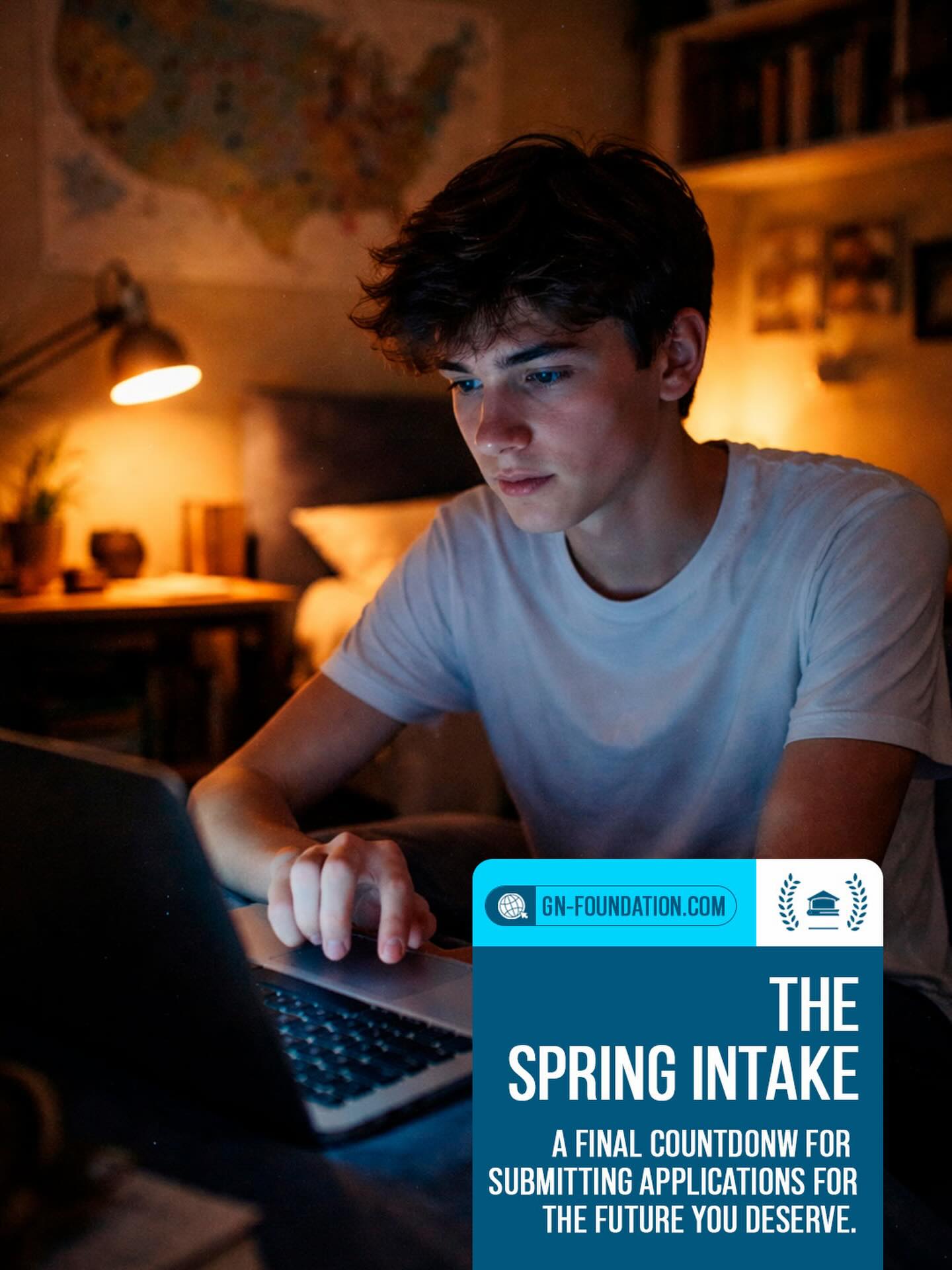 New beginnings bring great responsibilities and, above all, new chances.
Spring Intake is about to begin at US universities, and many students are beginning their academic journey now. 🎓
Whether to optimize your chances or follow a new timeline, this is your opportunity to shine.
The final countdown is here: we are submitting applications that open doors. ⏳
Get ready for the future you’ve always sought with G&N Foundation.
Visit us at https://www.gn-foundation.com/ 💻
#GNFoundation #University #Student #SpringIntake #DoorOpen Academic
———————————-
Novos começos trazem grandes responsabilidades e, acima de tudo, novas chances.
O Spring Intake está para começar nas universidades dos EUA e muitos estudantes iniciam sua jornada acadêmica agora. 🎓
Seja para otimizar suas chances ou seguir um novo cronograma, esta é a sua oportunidade de brilhar.
A contagem regressiva final chegou: estamos enviando candidaturas que abrem portas. ⏳
Prepare-se para o futuro que você sempre buscou com a G&N Foundation.
Visite-nos em https://www.gn-foundation.com/ 💻
GNFoundation Universidade Estudante SpringIntake PortasAbertas Academico