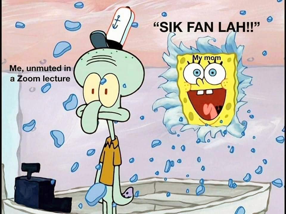 #onlinelessons be like 🤣🤭💗 hahaha #oksorrydontmakefunofyou 🤭🤭 (I relate to this too ok 😩 Been teaching from home like a good citizen, and my neighbours decided to have a disco party one day..gosh 💀 I felt my soul leave my body. Unlike you guys, I cannot mute my mic 😂😂😂) #hbl #cb #singapore #gptuitioncasandra