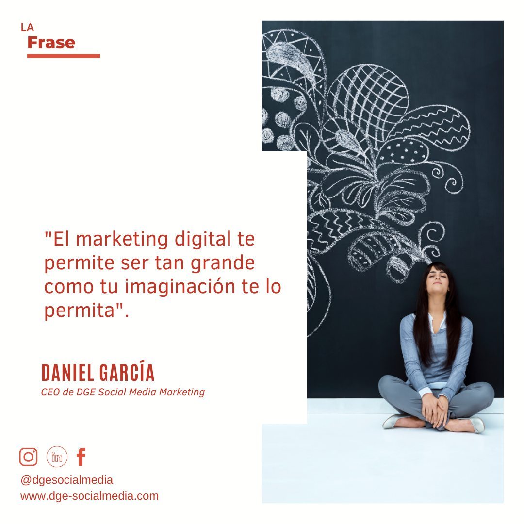 Sé tan grande como tu imaginación te permita con el poder del marketing digital. No hay límites para tus metas y ambiciones. #socialmedia #marketingdigital #redessociales #peru