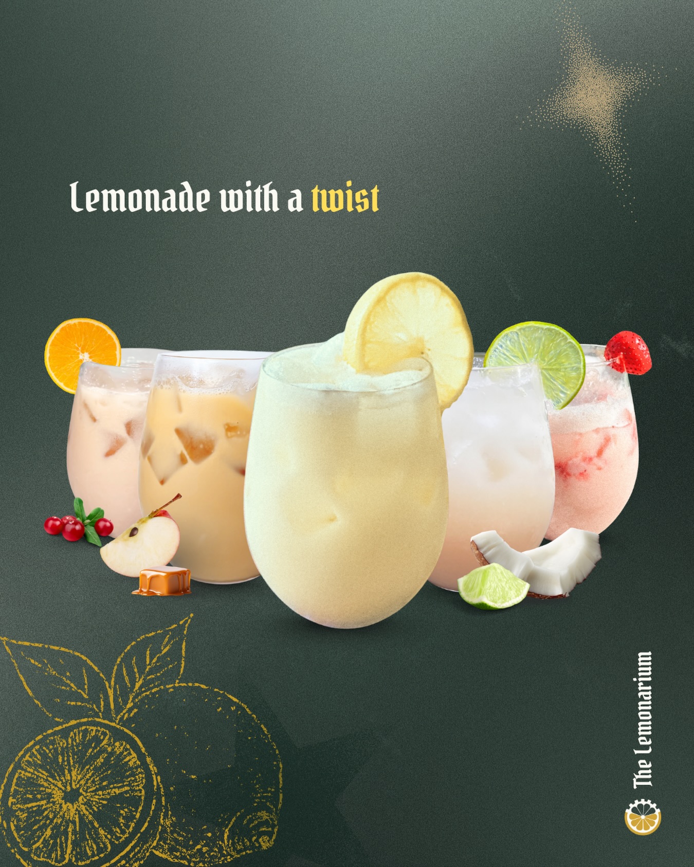 Just a hint of ‘extra’ to your ordinary citrus beverage. 🍋😉