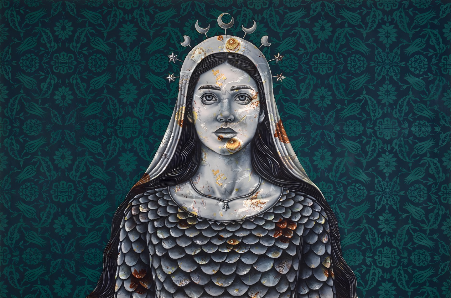 Şahmeran
140 x 210 cm | Oil on Canvas
.
.
.
.
.
.
.
.
.
.
.
.
.
.
.
.
.
.
#artwork #painting #art #portrait #kunst