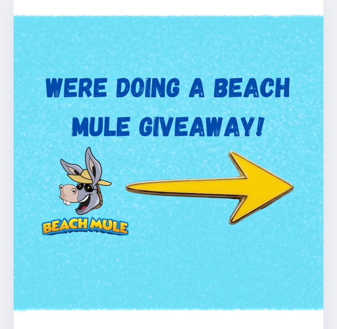 🎁 BEACH MULE GIVEAWAY – HOW TO ENTER 🎁
1 FREE ENTRY
To receive one free entry into the giveaway:
• Follow @thebeachmule
• Like this video
• Share this video with 3 people
That completes your 1 free entry.
WANT MORE ENTRIES?
You can earn bonus entries by purchasing official Beach Mule merch on our website:
• Beach Mule Sticker – $5.99
= 10 additional entries
• Beach Mule T-Shirt – $30
= 40 additional entries
• Beach Mule Hoodie – $45.99
= 60 additional entries
Bonus entries are applied automatically after purchase.
GIVEAWAY ITEM DETAILS
The giveaway unit is the Blue Beach Mule.
Dimensions: 3 ft × 5 ft × 8 in
🏆 WINNER ANNOUNCEMENT
The winner will be announced on Friday, January 23rd, and posted on our page.
All giveaway details are available on our website.
Link in bio.
Good luck 🤝