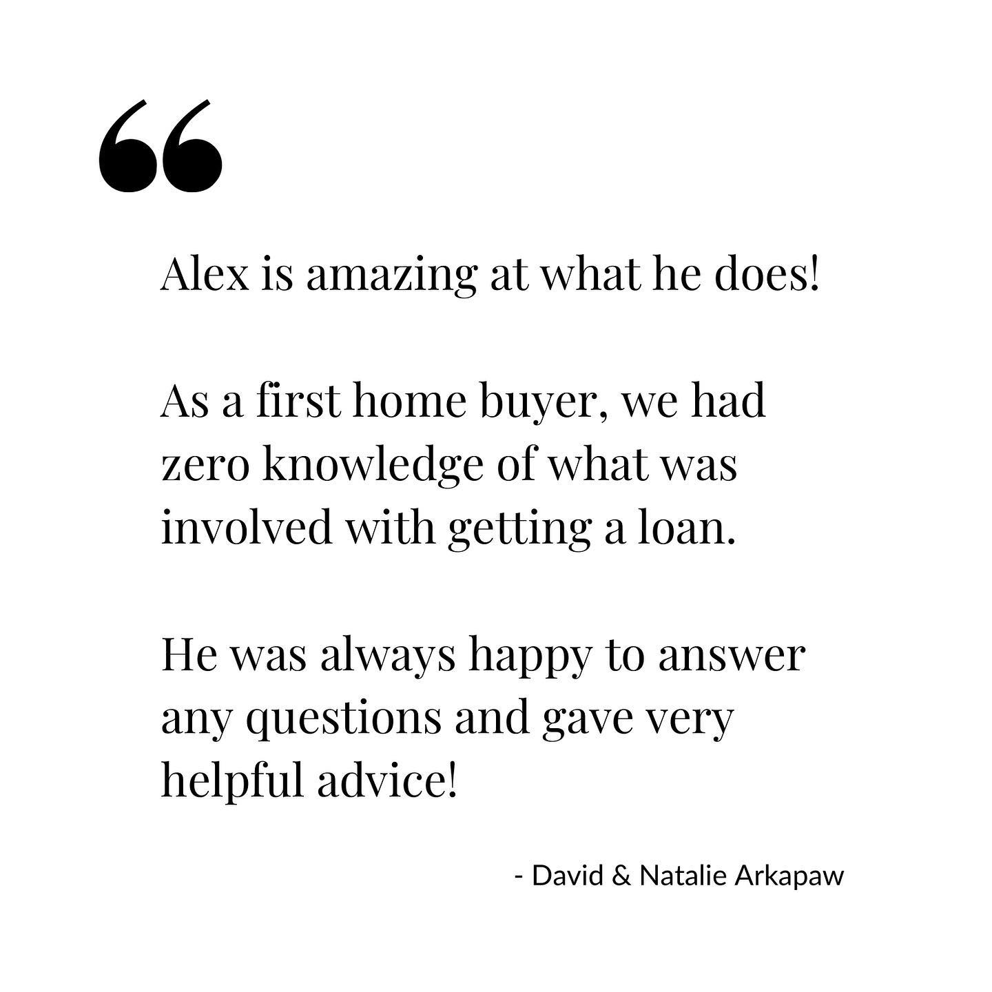 Such a pleasure to work with David and Natalie to purchase their off-the-plan townhouse on the Gold Coast! ☀️
Thank you for choosing me as your broker, and congratulations on this huge milestone 🥳 🎉