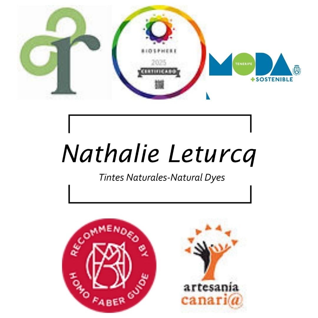 Hoy quiero compartir con ustedes un resumen de un camino hecho con paciencia, coherencia y amor por lo artesanal.
Mi marca, Nathalie Leturcq – artista y diseñadora con colorantes naturales, creada hace más de 10 años, reúne distintos reconocimientos que avalan mi compromiso con la sostenibilidad, la calidad y la autenticidad.
Cada uno de estos sellos —Biosphere Canarias, R·Evolución España, Tenerife Moda + Sostenible, Homo Faber Guide y Artesanía de Tenerife— representa un paso importante en la construcción de una forma de crear más consciente, responsable y cercana al entorno.
Detrás de cada certificado hay años de investigación con tintes naturales, respeto por los recursos locales y la voluntad de mantener viva la tradición artesanal desde una visión contemporánea.
Estos reconocimientos no son solo un orgullo, sino un compromiso diario con el planeta, con las manos que crean y con quienes eligen consumir con sentido. 💚
@artesaniatfe @empresainsularartesaniatfe @biospheresustainable @homofaber @tenerifemoda @r_evolucionmoda