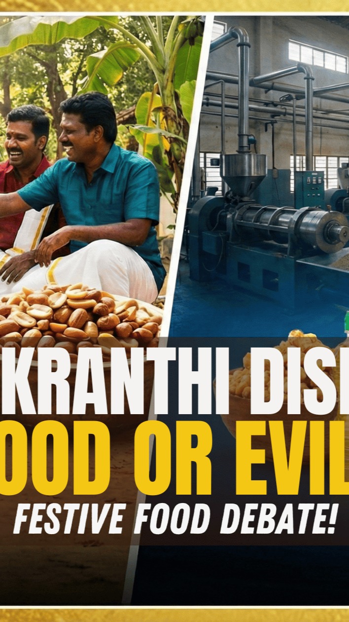 Is your favorite Sankranthi plate a nutritional powerhouse or a hidden health hurdle? 🌾
In this ENT Health 360 video, Dr. Prashanth R Reddy explains why Makar Sankranti festive foods are traditionally rich in fats and jaggery, and how they were designed for winter + harvest season energy needs. He also shares a simple modern takeaway: enjoy festival food, but adjust portions if your lifestyle is less physically demanding, and choose better fats over ultra processed options.
What you will learn in this video
The real reason Sankranti sweets and snacks are calorie dense
Why winter + field work needed extra fats and quick energy sources like jaggery (bella)
How to enjoy Sankranthi dishes today without expanding your waistline
Simple swaps: choosing ghee, butter, coconut oil in moderation instead of heavily processed oils
Chapters (Timestamps)
00:00 – 00:14 | Introduction: Sankranthi dishes, good or evil?
00:14 – 00:20 | Why festive food feels heavy today
00:20 – 00:44 | Harvest festival logic: high-energy food
00:44 – 01:12 | Winter season and staying warm
01:12 – 01:40 | Jaggery (bella): quick energy explained
01:40 – 01:57 | Modern lifestyle: portion control matters
01:57 – 02:19 | Ghee and butter vs refined oils
02:19 – 03:06 | Better fat choices and what to avoid
03:06 – 03:14 | Seasonal eating: enjoy, do not overdo
03:14 – 03:28 | Final takeaway
Practical takeaway (simple and realistic)
If you are not doing intense physical work, enjoy your favorite Sankranthi items, but keep portions sensible. Traditional foods can fit into a healthy lifestyle when you balance them with your overall calorie intake and daily activity.
👍 If this helped, like, share, and subscribe to ENT Health 360 for more science-backed, practical health conversations with Dr. Prashanth R Reddy.
#Sankranthi #MakarSankranti #SankrantiFood #SankrantiSpecial #IndianFestivals #HealthyEating #WinterDiet #Jaggery #Bella #Ghee #CoconutOil #RefinedOil #SeedOils #ENTHealth360 #DrPrashanthReddy