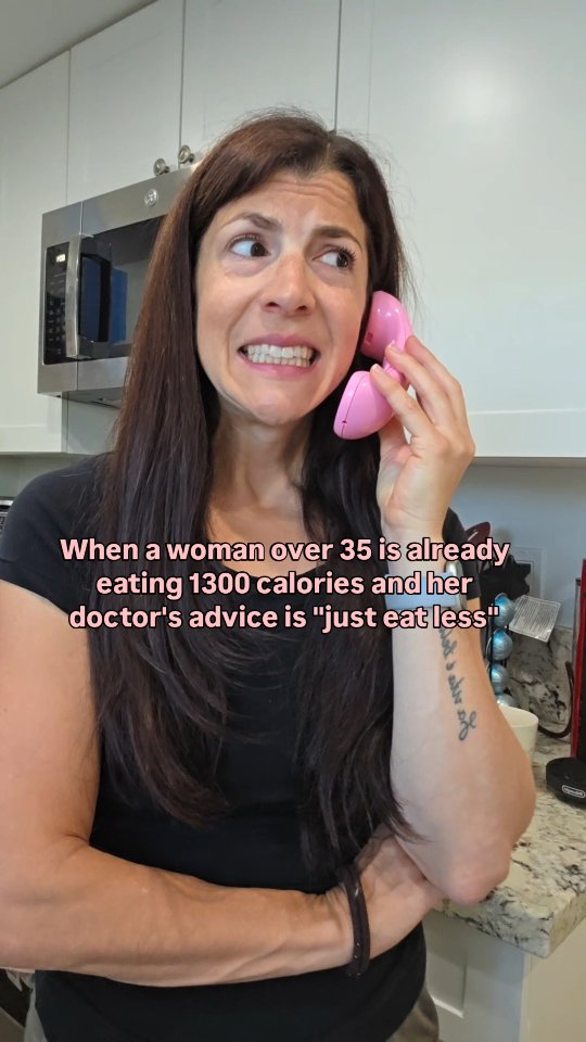 Eating less is not the answer!
You’re already eating around 1,300 calories.
You’re tired.
Your workouts feel harder.
The scale isn’t moving.
And the advice you’re given from your doctor to lose weight is: “Just eat less.”
Here’s why this is terrible advice in your late 30s and beyond:
1️⃣ You’re already underfueling- Most women are already eating below what their body needs for basic functions. Cutting further doesn’t yield better results, it creates stress on your body & keeps you stuck.
2️⃣Metabolism adapts- When calories stay too low for too long,your body adapts by conserving energy so you move less and burn fewer calories doing the same activities. So weight loss stalls even though calories are low.
3️⃣Muscle loss occurs- When your body doesn’t have enough fuel (food) to support muscle, it breaks it down instead.
And less muscle = less calories burned at rest = slower metabolism which makes fat loss even harder over time.
4️⃣Hormones take a hit- Chronic under-eating signals to your body that it’s not safe. Hunger hormones increase, fullness hormones decrease, and stress hormones rise.
This leads to more cravings, poor sleep, low energy, and a body that resists fat loss instead of supporting it.
5️⃣It ignores what really matters- Calories aren’t the only variable for women over 35.
Sustainable fat loss also requires adequate protein, strength training, quality sleep, stress management, & strategic nutrition phases , not constant restriction.
Eating less isnt the solution; it’s often the reason progress stops.
If you’ve ever been told ‘just eat less’ by your doctor & it hasn’t worked, you’re not alone. I’d love to build a plan for you that actually works. DM me “PLAN" to get started.
#fitover35 #sustainablefatlossover35 #fuelyourbody #fitover40 ##nutritioncoachforwomen