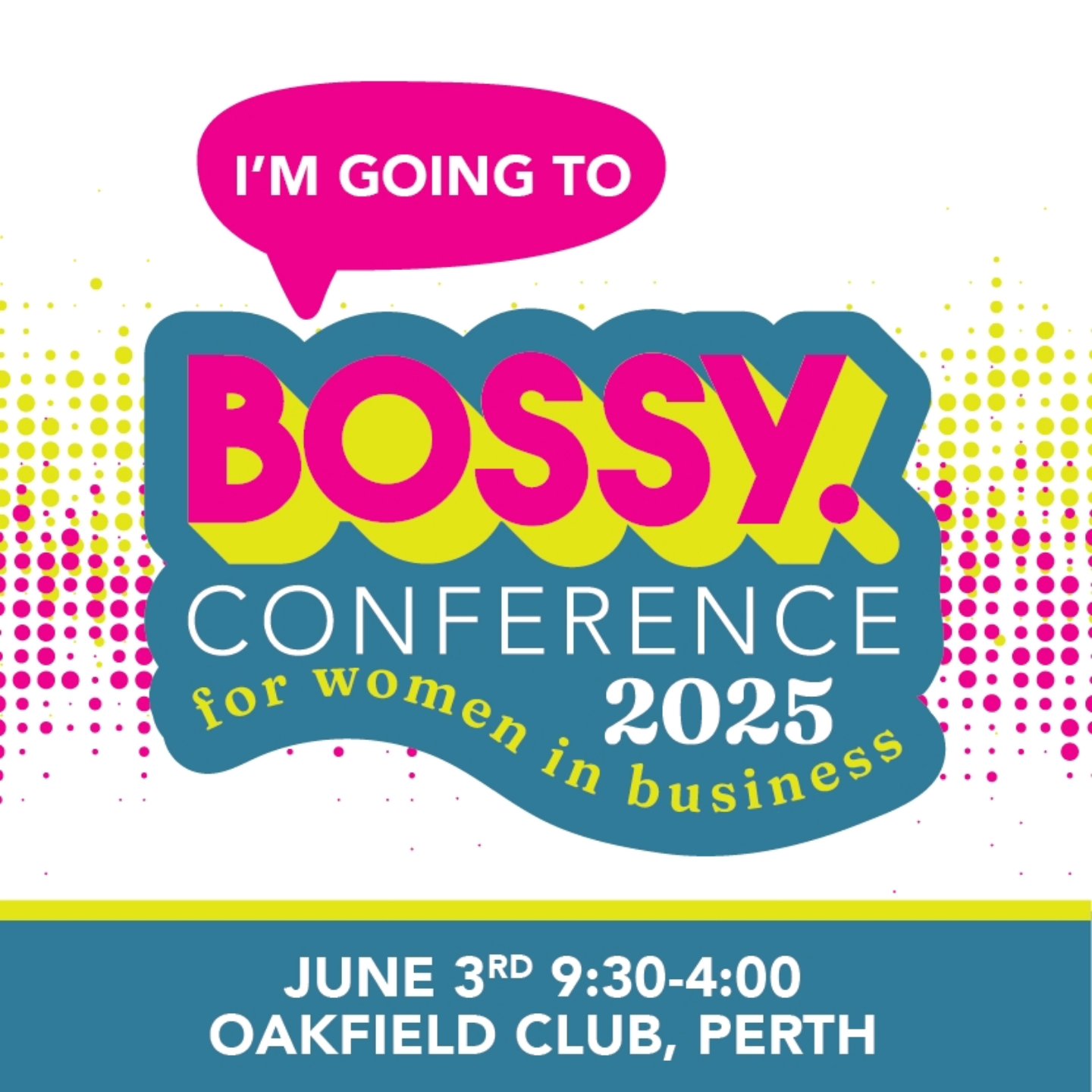 As a solopreneur, I'm SO excited to spend the day surrounded by female business owners, taking in wisdom, networking and getting inspired!