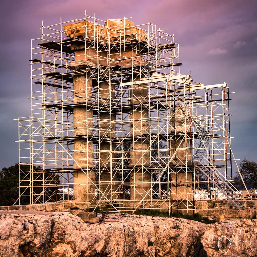 🏺🏛❗ As an architect, it was strangely satisfying witnessing the Temple of Athena & Zeus (3rd century BC) on the Acropolis of Rhodes engulfed by scaffolding during sunset. It felt as if construction was taking place currently and it also reminded me of the endless hours spent in architecture school orbiting around 3d computer models getting dizzy from the countless geometric polygons. Even with the scaffolding you just know that something special lies beneath because the proportions of the temple are so carefully considered! The site is located on the Monte Smith hill and overlooks the “new” city of Rhodes offering an absolutely killer night view perfect for photography so don’t forget this spot!
◾◾◾
Besides the temple the site consists of a theatre, a stadium, ruins of a smaller temple to Apollo and other public buildings as well as cave-like constructions used for worship and recreation (Nympaia). It blows my mind that this site is open 24hours a day, has no entrance fee and how little has been written about it on the internet. This is a massive missed opportunity as most visitors are not even aware of all of the ruins there is to discover on this site! Personally I do not understand why on earth this site has not been developed and I truly hope I will bring awareness to it so something might be done in the future by the department of Hellenic Archaeology. Considering how far away Lindos is from the airport and the city of Rhodes (roughly 50mins driving - cabs cost in excess of 50 euros) this site could easily accommodate for tourists who do not want to travel far!
◾◾◾
❗Date of Visit: Jan 30, 2020
Weather Conditions: Afternoon visit around 17:30 (Winter Sunset) - It had just rained and the sun made a guest appearance for its grand show - the clouds where still dark
◾◾◾
#wanderlust #picoftheday #photooftheday #architecture #arch #greektemples #ig_greece #athens #travelblog #travelgram #letsgo #goexplore #travelphotography #discovergreece #greekbloggers #greecelover_gr #greece_all #greece_is_awesome #feelgreece #greece_united #greecelovers #view #adoregreece #sea #greecetravelgr #greece_moments #village #reasontovisitgreece #rhodes #acropolis