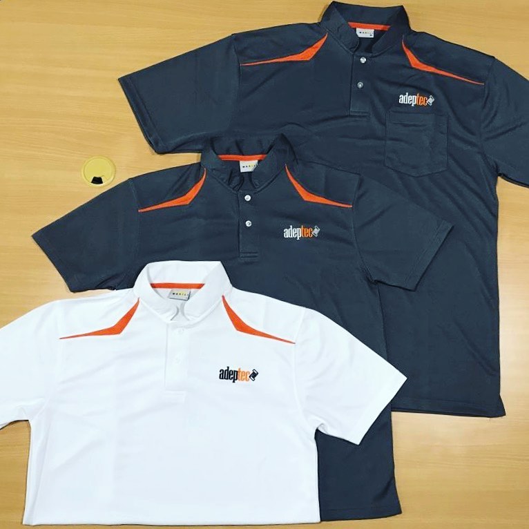 Custom made shirt design for Adeptec Engineering