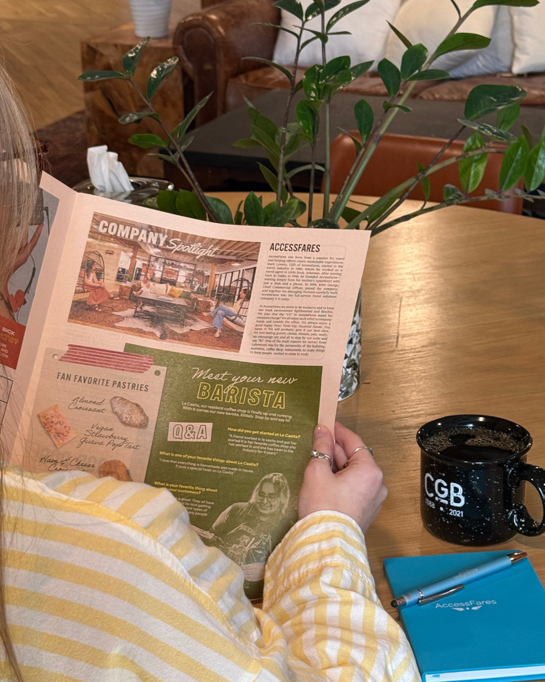 We're honored to be this month's spotlight at the Continental Gin Building! ✨️ Thank you to the @cgbdallas team for featuring AccessFares and sharing our story with the community.
#travel #AccessFares #CGB #community #spotlight