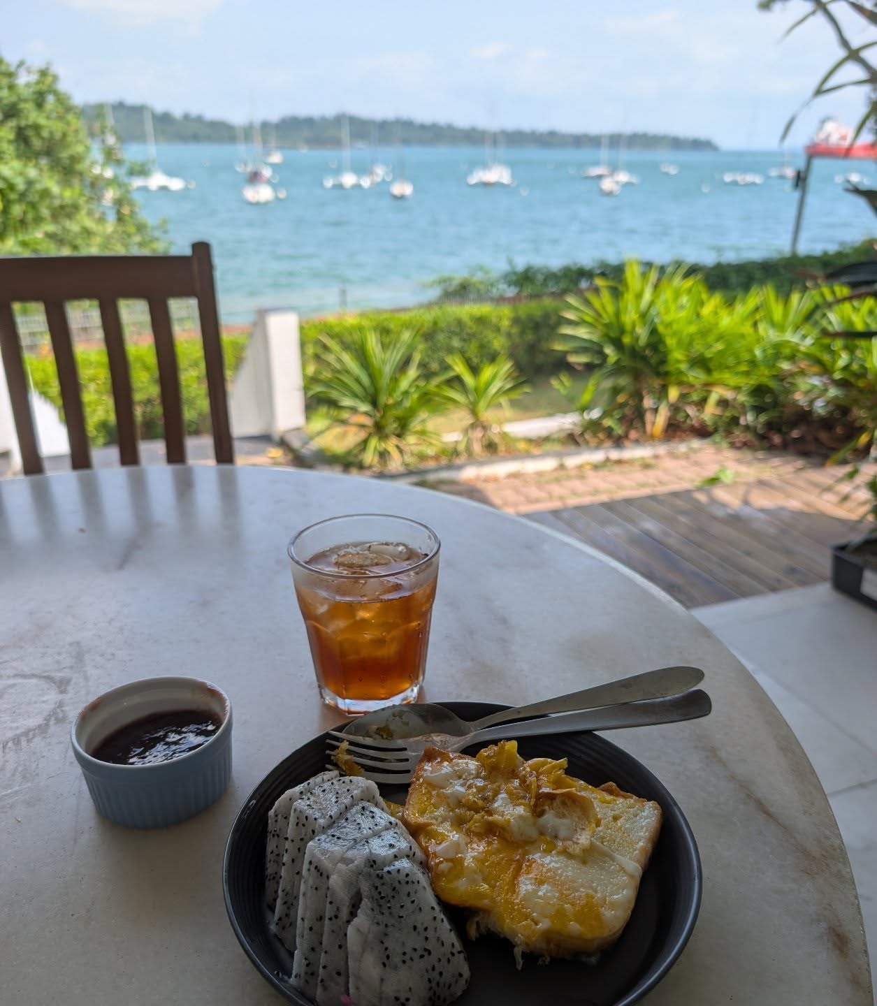A slow morning in Changi. Some guests have called HOM "a tropical St Tropez". And why not?