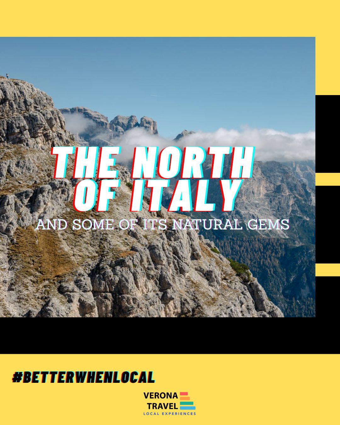 What the majority of tourists do not know is that Northern Italy is a journey through some of nature’s finest expressions.
From the mirror-like waters of Lake Como to the vineyard-covered hills of Franciacorta, from the quiet magic of the Venice Lagoon to the dramatic peaks of the Dolomites, every landscape tells a different story about this part of Italy.
It’s a land of light, silence, movement and wonder, perfect to be lived fully to get back in contact with our inner selves.
With Verona Travel discover the natural beauty of Northern Italy through curated journeys shaped by land, water and time.
👉 Explore more at verona-travel.com, link in Bio!
#VeronaTravel #NorthernItaly #LakeComo #Franciacorta #VeniceLagoon