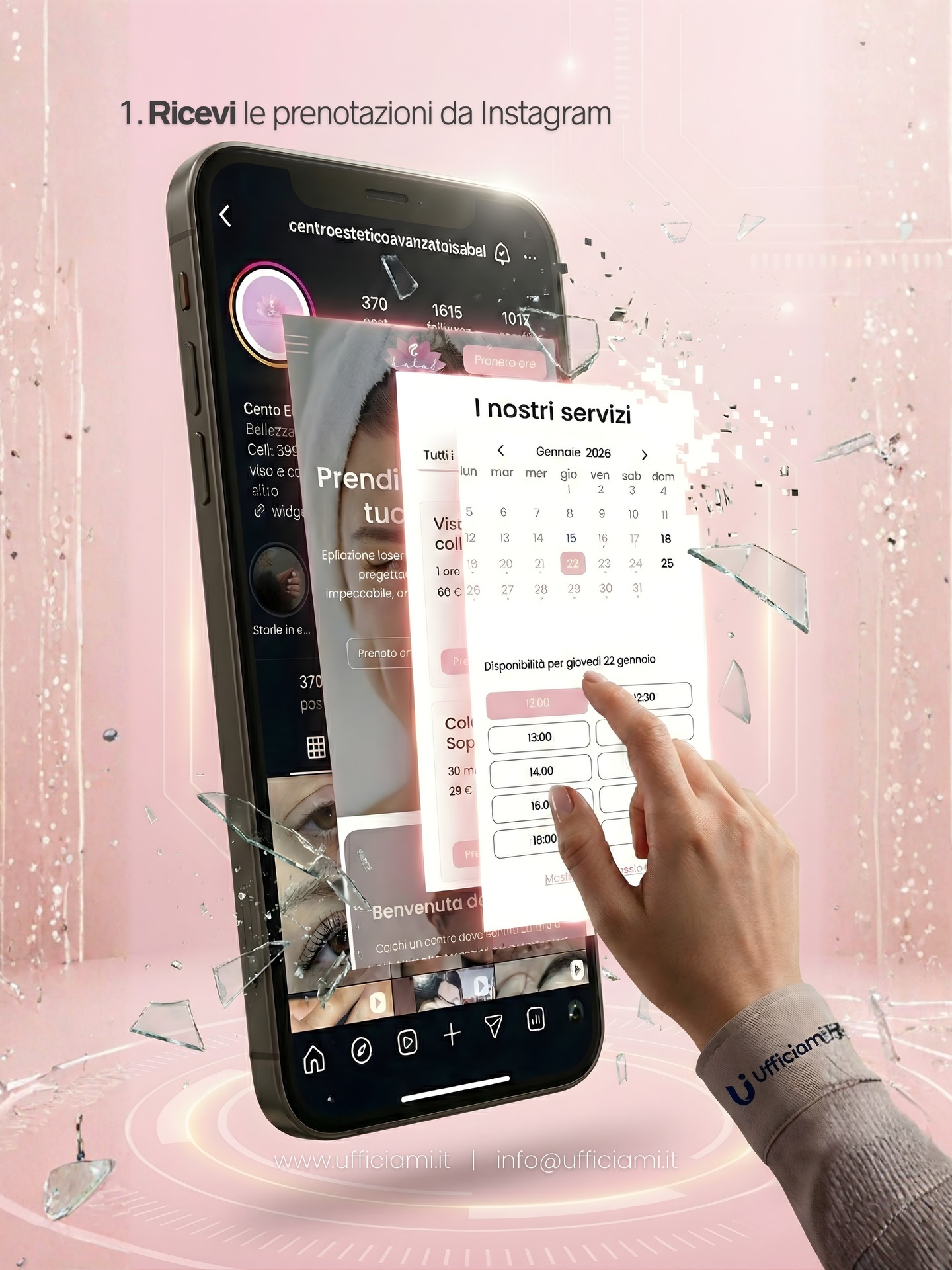 E se il tuo sito web fosse il tuo vero ostacolo?
Non serve spendere migliaia di euro, serve uno strumento di fiducia.
Scopri come trasformare Instagram nella tua migliore segretaria.
Prenota una consulenza e fatti la tua idea.💪🏻
#wix #sitoweb #treatwell #booksy #calendario