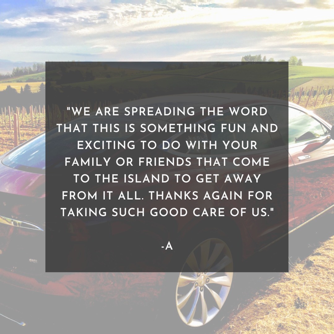 💬 “I just wanted to let you know that we had a great time on our tour. Our driver and guide Mark was fantastic and knowledgeable about the area and the wineries. We all purchased wine along the way and had an incredible lunch at Unsworth Vineyard. We are spreading the word that this is something fun and exciting to do with your family or friends that come to the island to get away from it all. Thanks again for taking such good care of us.”
Thanks for the glowing review A!! Check out Alset Tours on @TripAdvisor to read more about our services. 🌟
👉 Give us a call to book today or visit our website - link in bio!
📍 Cowichan Valley Wine Tasting: Explore Vancouver Island's New Wine Appellation
•
•
•
•
#regenerate #alsettours #electrictourism #agritourismo #explorebc #bcwinetour #bcwine #canadianfoodie #explorepnw #pnwonderland #ethicaltourism #naturetravel #farmstay #vancouverisland #explorevancouverisland #modelx #solarpanels #solarpower #solar #victoriabc #yyj #eatlocal #smallbusinessyyj #supportlocalyyj #tripadvisor #alsettours