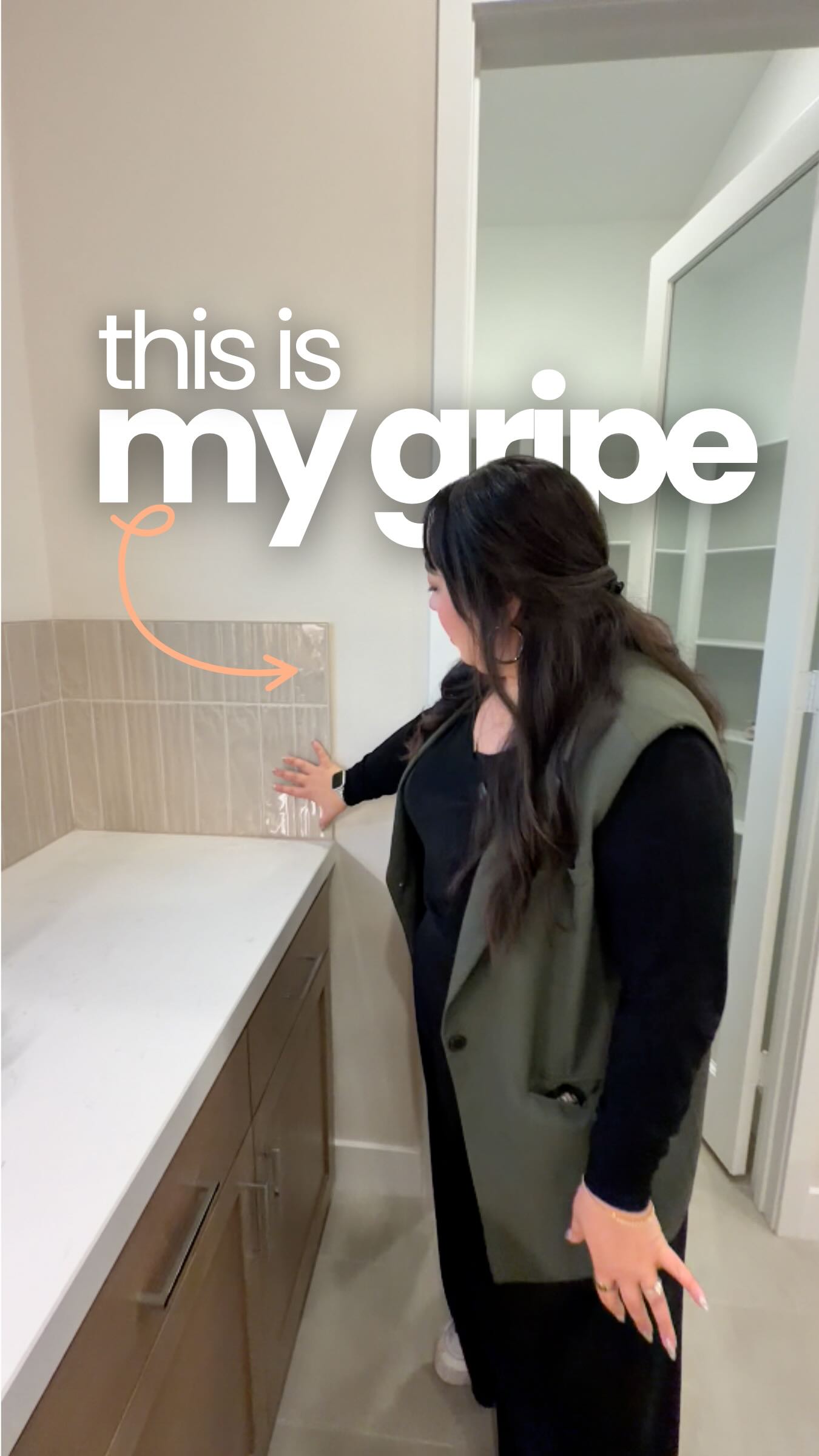 Builders do the funniest things - like cut a tile short because that’s the standard builder height, when it would look better to keep the full tile longer.
What do you think?