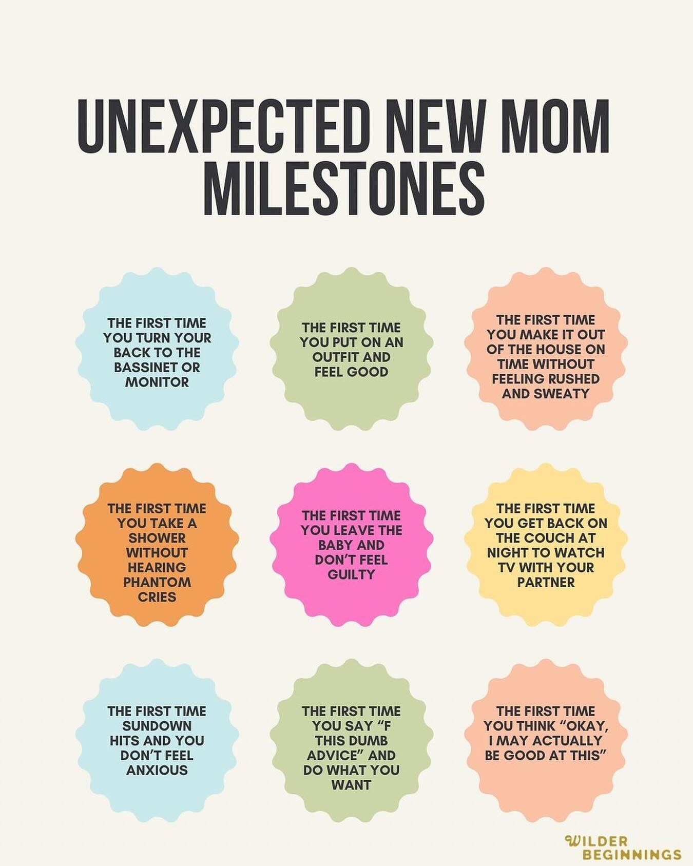 Unexpected new mom milestones!!
Having a baby means you’re going to be hearing about milestones all the time (🫠), but they’re always about the baby.
Enough about them, let’s make it about US!!!!
No one talks about all of the unexpected milestones you hit as a new mom. They sound so basic, but when you actually get there, WOW - when’s the parade planned in my honor and where’s the gold medal, right???
These were some of my biggest new mom milestone moments. They’re fun to celebrate, but also serve as a reminder that if you’re in the stage where these things are NOT happening, they will - I PROMISE.
What was your unexpected mom milestone?? I wanna know!
Repost @wilderbeginnings
#postpartum #newmom #newbaby #momlife #pregnancy #pregnant #momsofinstagram #momsbelike #phoenixmoms #phoenixmom #momsofphoenix #smallbusinessowner #postpartumjourney #newbornbaby #newbornboy #newborngirl #babiesbabiesbabies #babiesofinstagram #scottsdalemoms