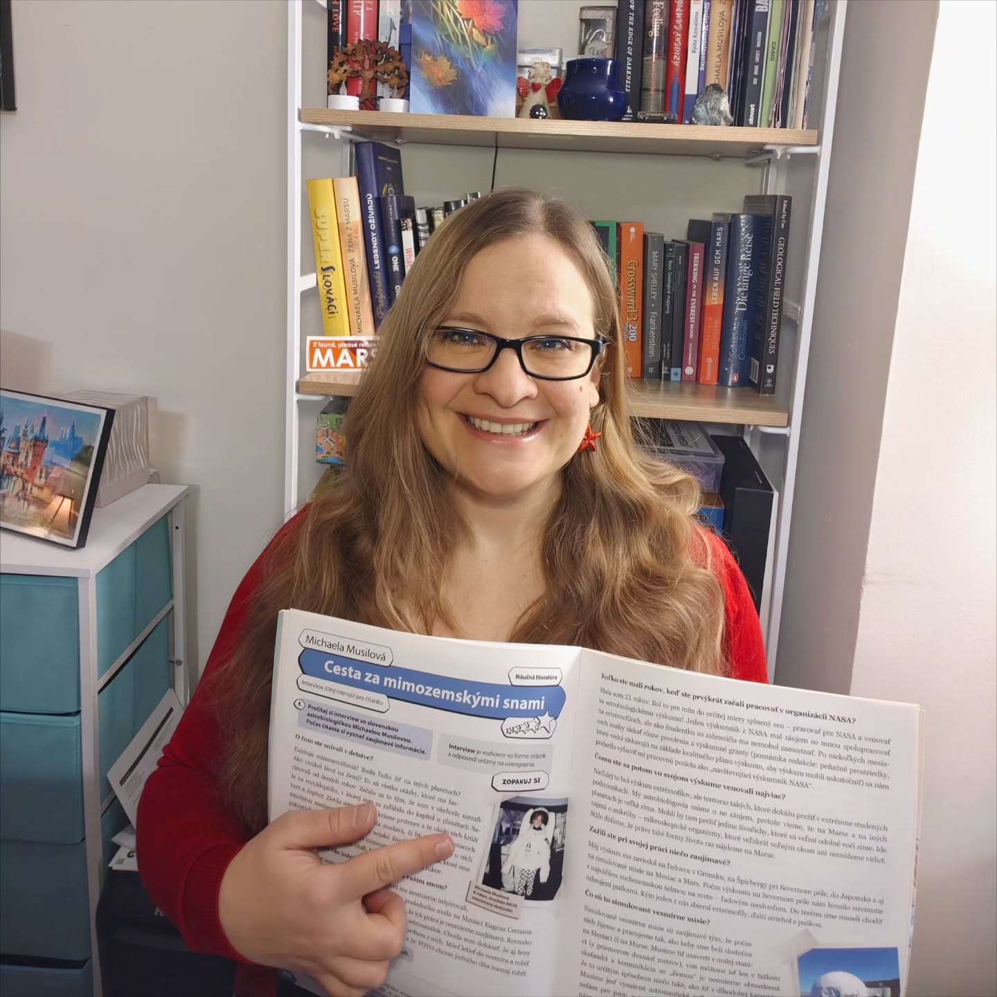 It's surreal to me every time someone tells me that their child read about me in their school's textbook. It's an incredible honor to be able to share my story of following my space dreams all the way to NASA and simulated space missions with elementary school children 😊.
I hope they find it motivational and that it inspires them to pursue their own dreams, as challenging as they may seem.
I'm very grateful for this amazing opportunity. Many thanks @aitec.sk! 😊
#childhooddream #followyourdreams #textbook #Citanka #AWomanFromMars