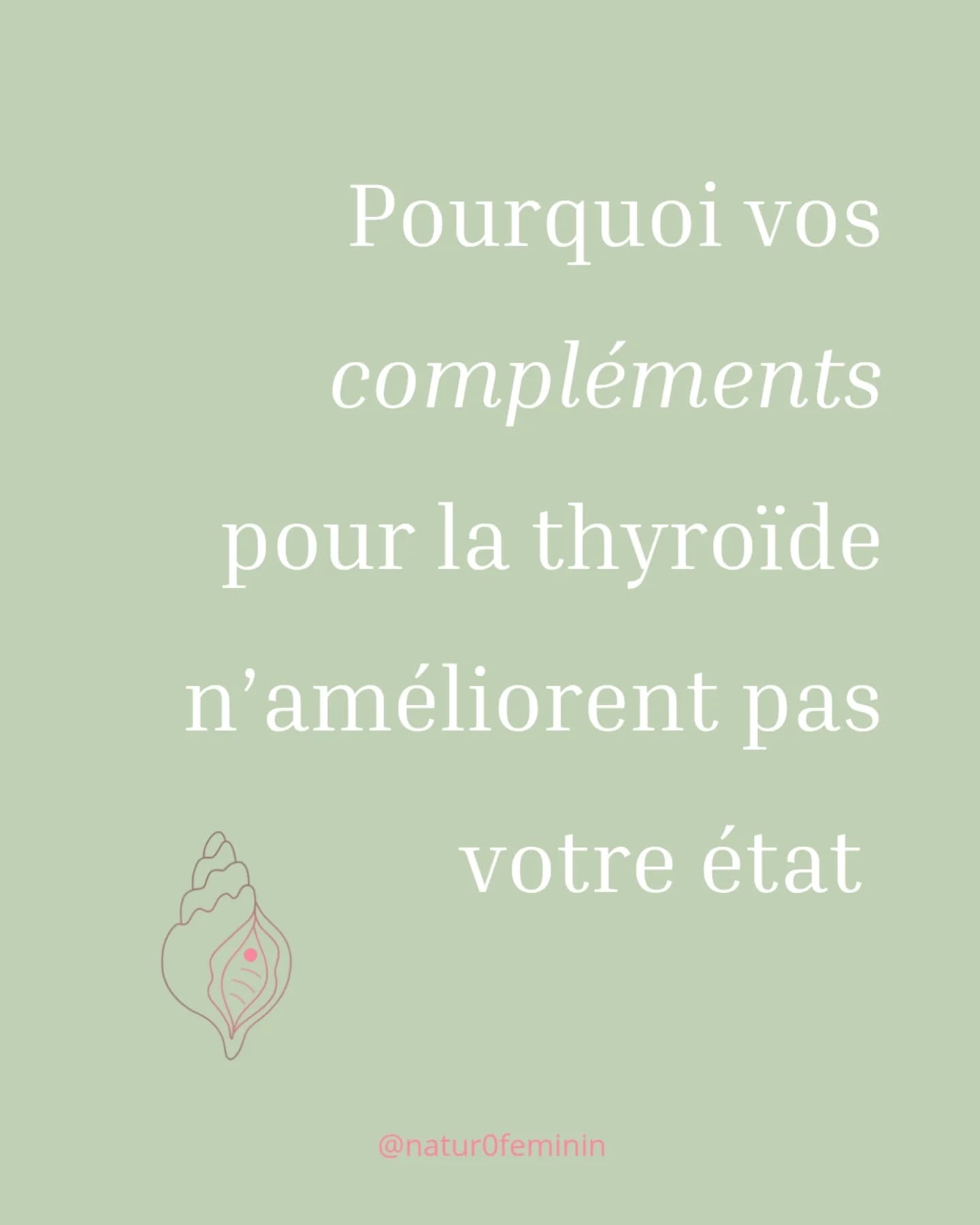 Je rencontre de plus en plus de fonctionnement thyroïdien ralenti en consultation, quand c'est n'est pas une belle hypothyroïdie, parfois auto-immune 🦋
Bien sûr, optimiser tous les cofacteurs thyroidiens est essentiel, mais c'est seulement une partie du travail. Comme tout probleme multi-factoriel, la solution l'est aussi 😉
Il ne suffit pas de bien prendre ses compléments, mais de comprendre tous les mécanismes en jeu pour les réguler, si on souhaite une amélioration durable. Tout fonctionne ensemble, agit en cascade. C'est pourquoi il faut penser bien plus large que la thyroïde en réalité, et comprendre le(s) mécanisme(s) à l'œuvre.
Ce post n'est qu'un résumé des pistes à creuser, il n'est pas exhaustif 🙂
Si tu rencontres des troubles de la thyroïde ou d'autres troubles hormonaux ou de la fertilité, je suis là pour t'accompagner 🤗 Tu peux réserver un rdv avec le lien dans ma bio, poser tes questions en commentaires, ou visiter mon site pour mon plus d'infos🐚
#thyroid #hypothyroïdie #naturopathie #santenaturelle #santéhormonale #hormones #fertilité #cycleféminin #micronutrition #sommeil #depression #cortisol #stress #complementsalimentaires