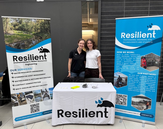We had a great time at the University of Guelph job fair yesterday! This was a fantastic opportunity to connect with so many talented students and recent grads to share insights into our work and culture. We had many meaningful conversations with those interested in our current career opportunities at Resilient Consulting, highlighting the value and impact of these job fairs.
We were proudly represented by UoG Alumni Marjorie MacDonald and Grace Rabb, who enjoyed returning to campus to share their experiences, career paths, and what it’s like to grow a career at Resilient Consulting.
We’re grateful to everyone who stopped by our booth and to the University of Guelph for hosting such a well-run event. If you didn’t get a chance to connect with us, be sure to check out our current job postings—we’re always excited to meet great talent!