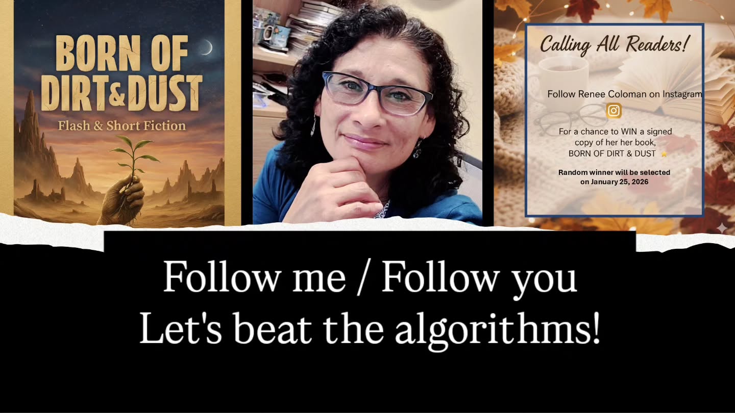 Ha! We can be smarter than algorithmic robots.
Let's support each other & prove humankindness rules the world 🌟😊🌟
Follow me & I'll follow you, and let's have fun 😎
#happyday #friendship #booklovers #readersandwriters #communityfirst