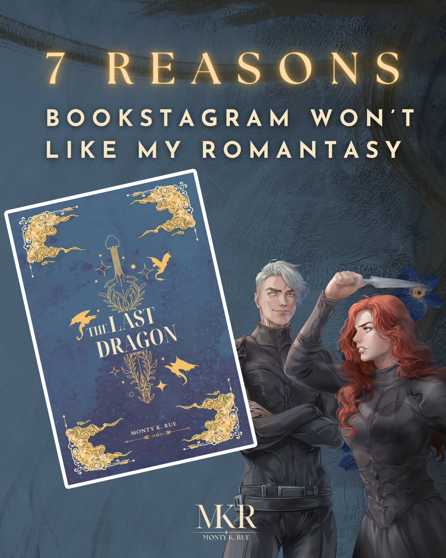 Just a couple reasons why bookstagram might not like my romantasy from the male pov 👀✨️
THE LAST DRAGON is a fantasy romance novel told from the MALE POV ONLY where dragons rule the skies and scorch the earth. Humanity is on the verge of extinction, and only the brave and elite warriors can restore the peace between the beasts and humans... or completely annihilate them all.
Zel Aaran is a loyal soldier to The Corps, a ruthless war college that trains soldiers to slay dragons. And he's the best of them all. But eight years with dragon poison in his bloodstream makes it hard for him to execute his duties, especially not when General Grogol is encouraging him to take up the role of a Commander.
With a vicious Redsnout dragon threatening what's left of humanity, Zel has no choice but to do what he's told before the poison consumes him. But when his childhood friend, Nidala Ward, joins the Corps, his world is turned upside down when she slowly reveals dark secrets of Karalia that have been long forgotten.
Now, he begins to question reality. Is it the poison that's taking over? Or something darker? Now he needs to decide. Does he save humanity? Or protect her and the secrets they now both know?
And since his walls are falling apart, will he let her in?
Perfect for fans of:
- Attack on Titan
- Fourth Wing
- Divergent
- Hunger Games
READ ON KU! ✨️
🔥Slow burn
❤️🔥YEARNING
💀MMC has VENOM in his veins slowly 😵 him
🐉 Unique Dragons
🗡❤️ Enemies to Lovers
🏰 Military Academy Setting
🍫 Chocolate lover MMC
📖 Book smart FMC
🌹 Found Family
✨️ Forced Proximity
😨 PTSD Rep
🦅 Hawk companion
🗡 Protective MMC
😒 Broody
🤭 BANTER
🍿 Side characters to die for
Artist featured: @kotikomori @m.h.finney @vincry.arts @celestarly @wolfandbearr @bookish_bruna_art
#bookstagram #fantasyromancebooks #romantasyauthor #romantasybooks #romantasy #indieauthor #indieauthorsofig #slowburn