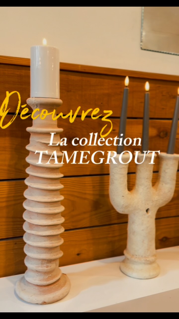 Découvrez la collection TAMEGROUT ✨
Des pièces brutes, façonnées à la main, aux nuances profondes et imparfaites.
Chaque objet raconte une histoire, entre tradition et caractère.
Authentique. Intemporel. Unique. 🤎🏺