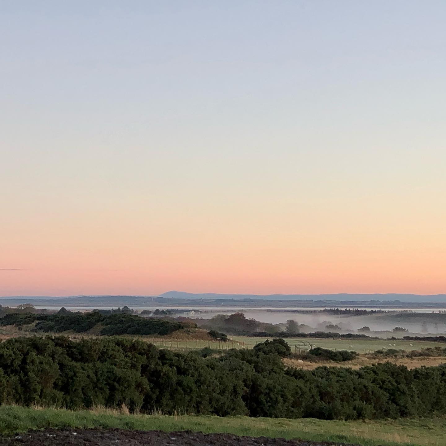 Beautiful sunset on the Croft last night.