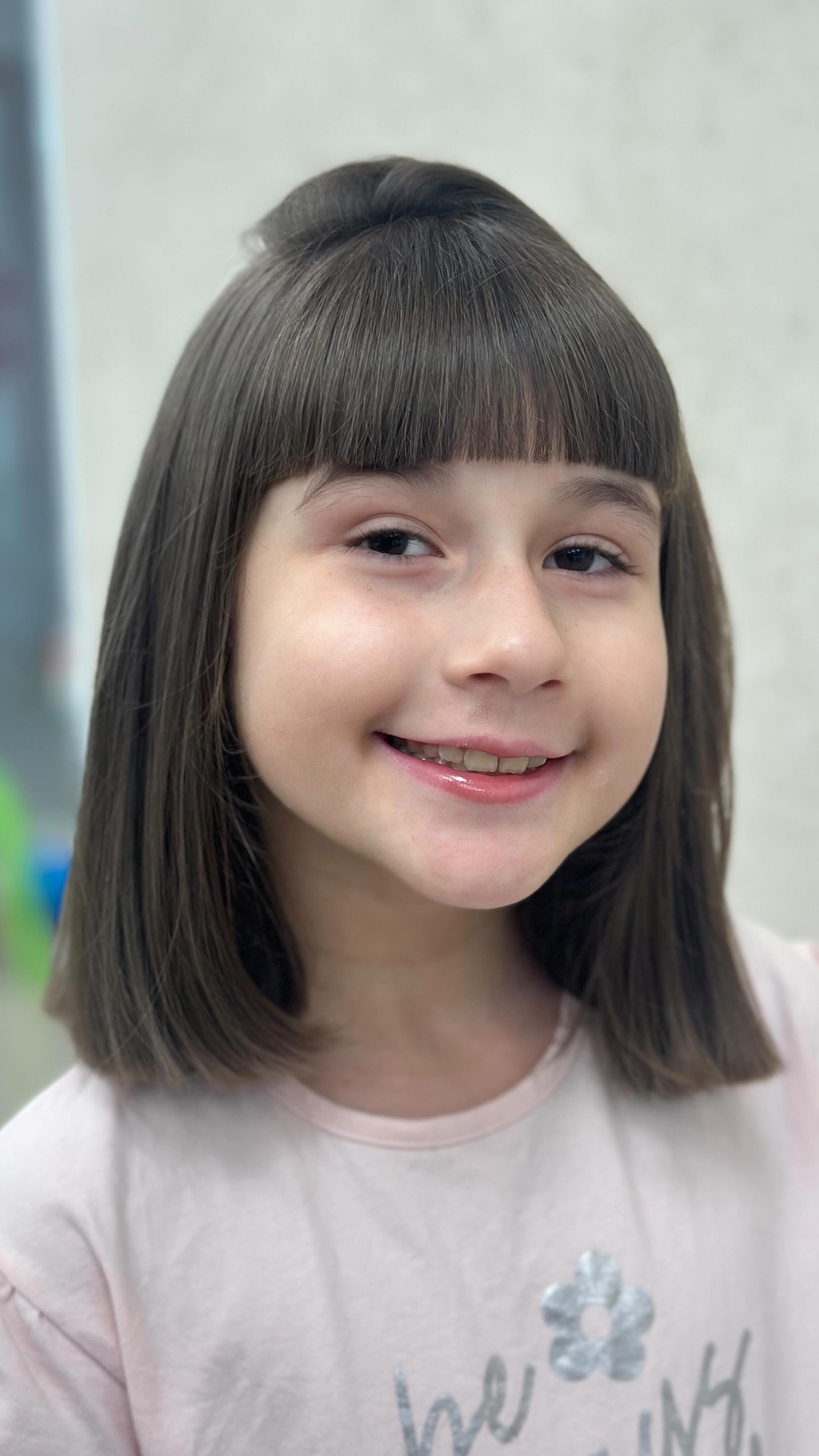 Antes longo, depois curtinho.
Leve, prático e do jeitinho que ela queria ✂️✨
#gravatai #salao #explore #corte #infaltil