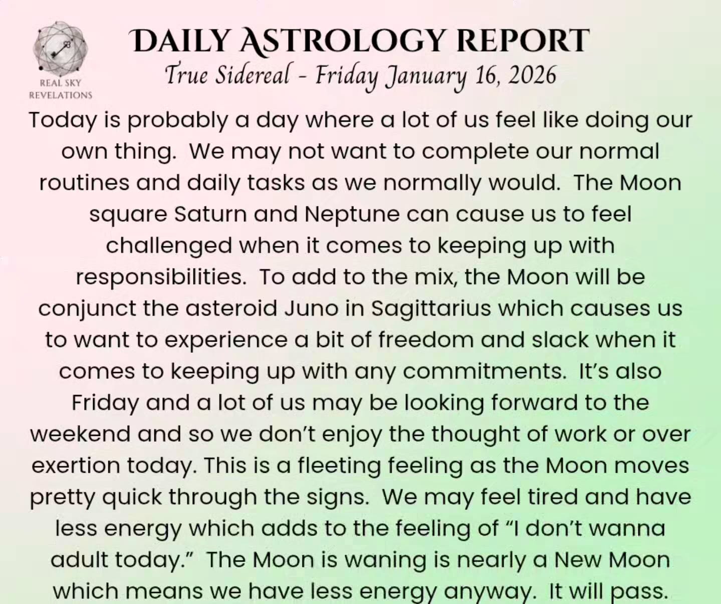 If you would like more True Sidereal Astrology newsletter. Please sign up for my free weekly newsletter at realskyrevelations.com