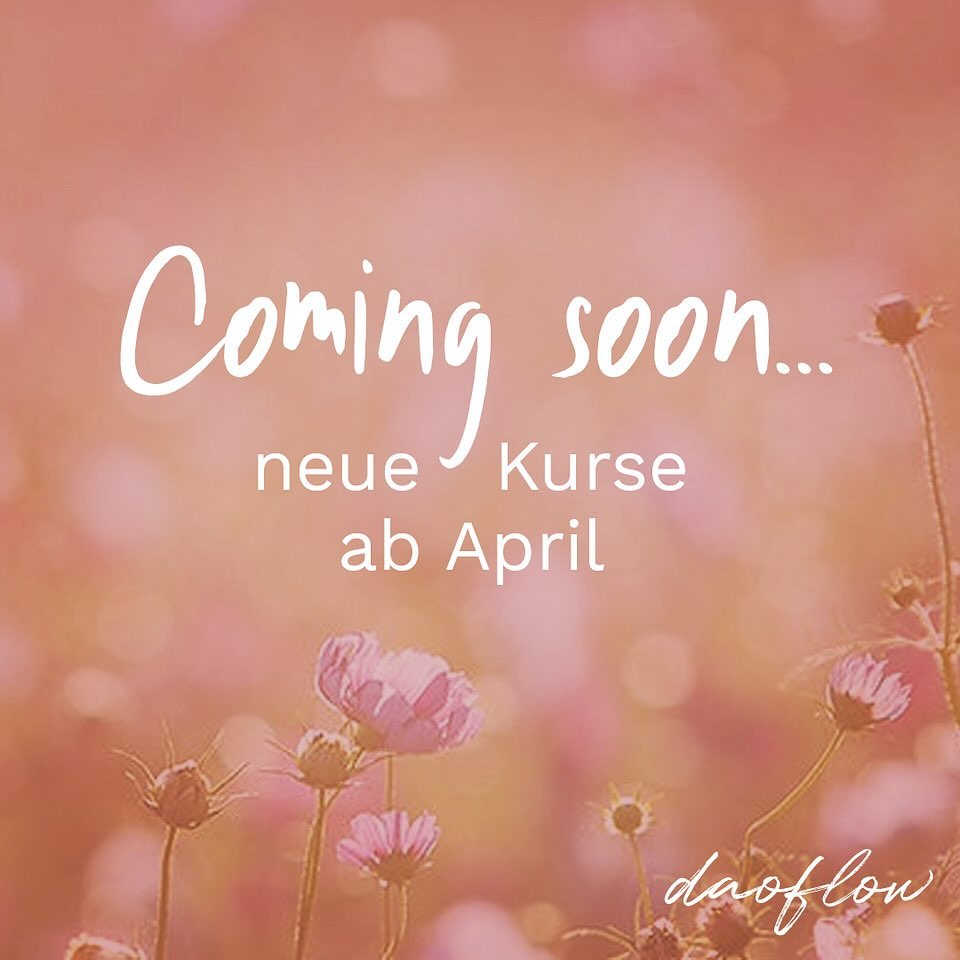 📣 Save the Date: Am Donnerstag, 11. April starten meine neuen Kurs im Hansatheater in Dortmund!
Lass‘ uns gemeinsam die Energie des Frühlings erwecken! 🌿 Aktiviere deine Energie und bring’ frische Vitalität und Ausgeglichenheit in dein Leben! 🌺
Bist du neugierig geworden? Möchtest du mehr erfahren? Dann besuche jetzt meine Webseite! 🖥️
daoflow.de
.
.
.
#qigong #taichi #frühlingsanfang #gesundheit #entspannung #wohlbefinden #kursangebot #dortmund #hansatheater #achtsamkeit #energie #erwachen