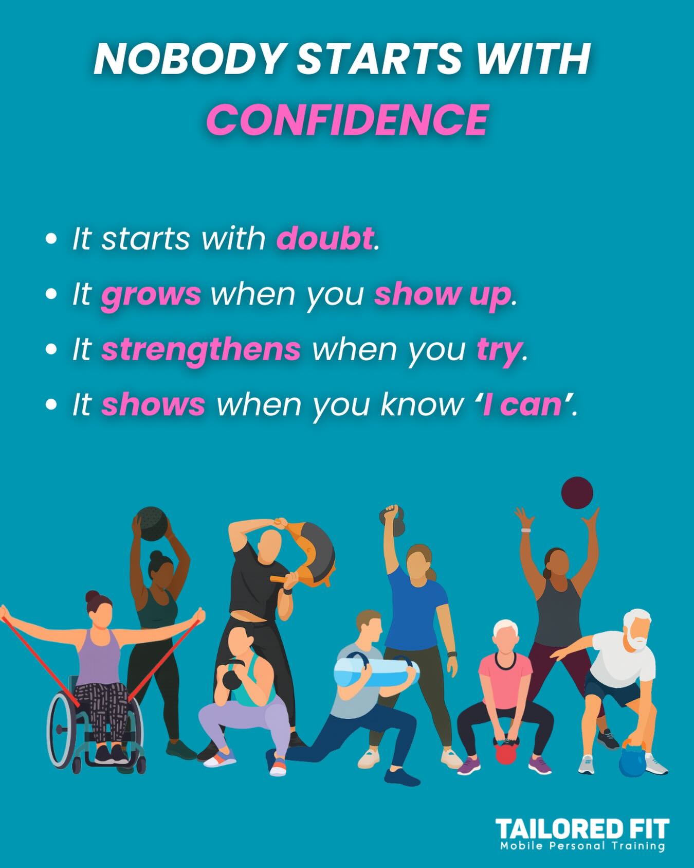 Most people think confidence comes before they start.
It doesn’t.
It’s built in the awkward first session.
In turning up when you’re not feeling ready.
In trying even when you’re unsure.
In walking away thinking,
“Actually… I did alright today.”
That’s how momentum starts.
Not perfectly.
Just consistently.
Repeat it enough times and suddenly
what felt scary becomes normal.
And what felt impossible becomes doable.
#confidencebuilding #progressnotperfection #smallwins #ConsistencyOverMotivation #trusttheprocess #telfordpt
#personaltraineruk #mobilept #HomeWorkoutMotivation #functionaltraining #StrengthForLife #EverydayFitness #TrainSmarter