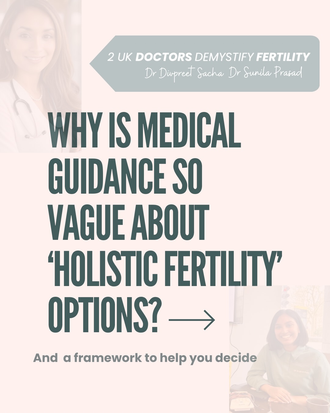 You shouldn’t have to choose between clinic science and holistic support.
In real life, most people end up doing both… without a map.
What makes TTC so hard is not just the appointments or the waiting. It’s the constant decision-making under uncertainty:
What matters most right now?
What’s genuinely supportive?
What’s a money drain dressed up as certainty?
This collaboration is about being a filter (evidence-led clarity) and a bridge (whole-person support alongside medical care). No hype. No promises. Just steadier decisions.
Save this carousel so you have a decision framework the next time the internet gets loud.