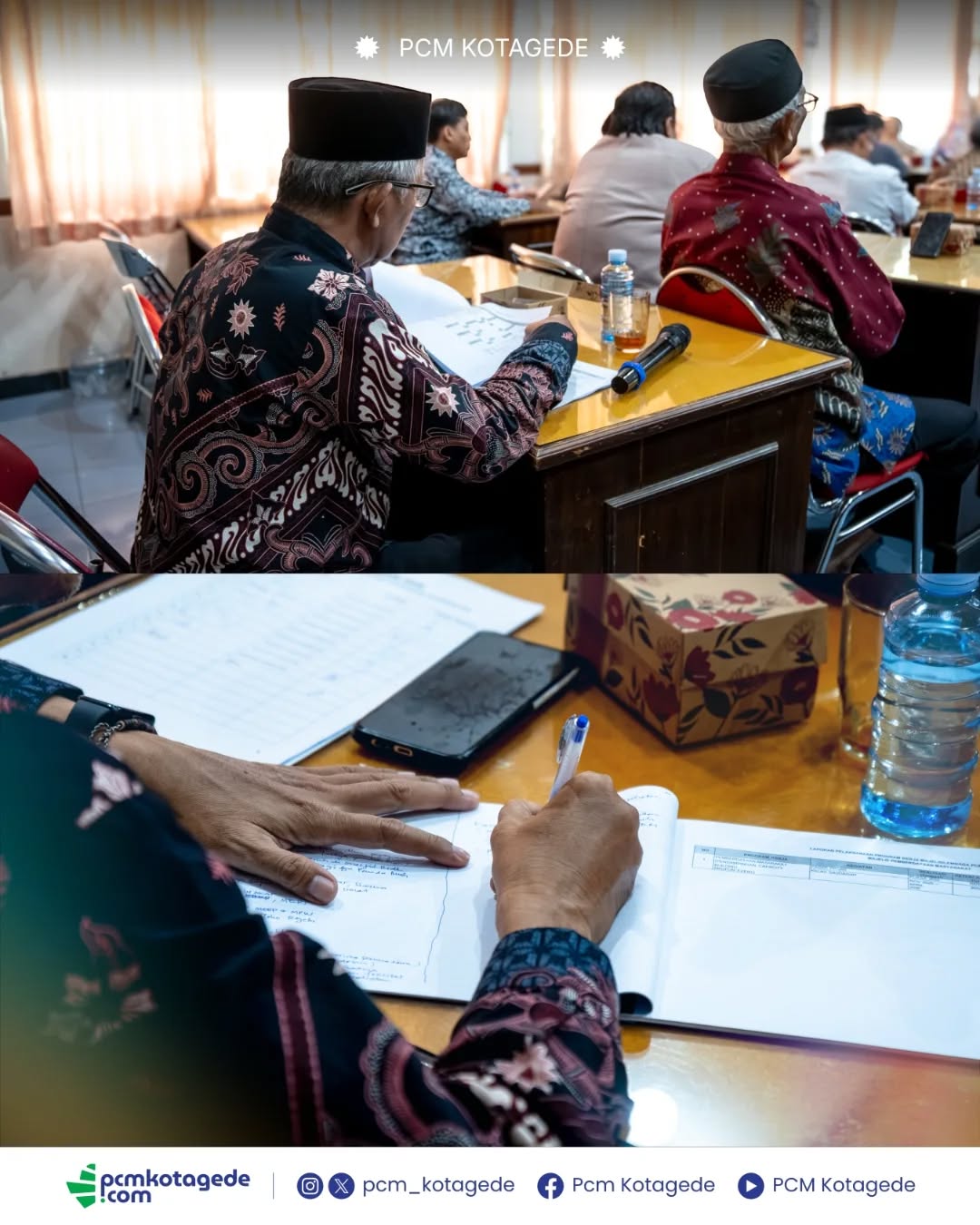 Pimpinan Cabang Muhammadiyah (PCM) Kotagede telah menyelenggarakan Rapat Kerja Tahun 2026 di Aula SMK Muhammadiyah 3 Yogyakarta, Ahad (18/1).
Kegiatan diikuti unsur Pimpinan Harian, majelis dan lembaga, pimpinan organisasi otonom (Ortom) tingkat cabang, serta pimpinan Amal Usaha Muhammadiyah (AUM) Kotagede.
selengkapnya di pcmkotagede.com
_____
website : pcmkotagede.com
Facebook : Pcm Kotagede
Instagram : pcm_kotagede
X : Pcm kotagede
Youtube : PCM Kotagede
© Majelis Pustaka dan Informasi PCM Kotagede
#muhammadiyah #pcmkotagede #rakerpim #kotagede #pcmkg2026