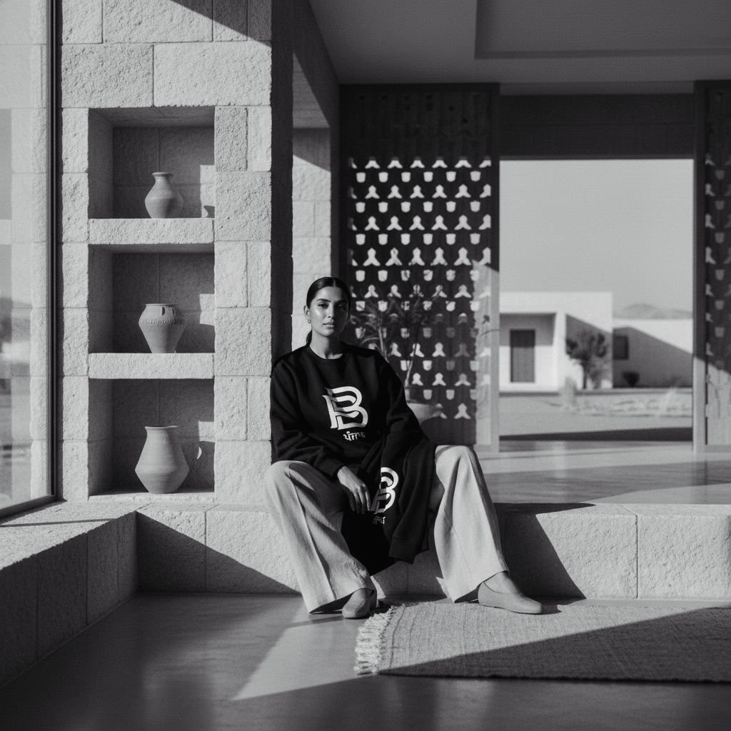 Modern representation wrapped in culture.