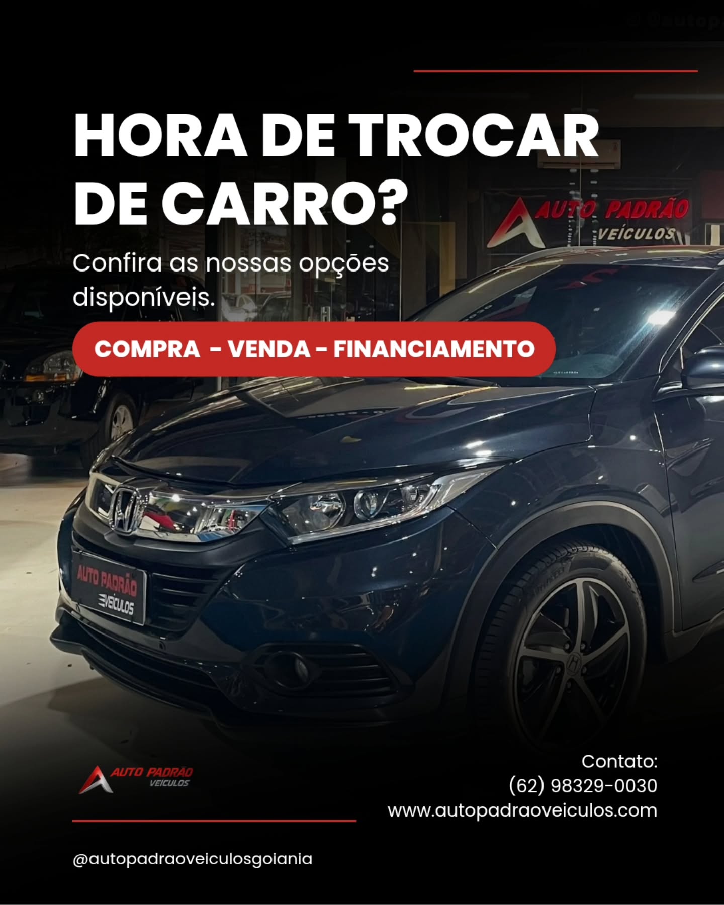 2026 chegou e a pergunta que fica é: Hora de trocar de carro?
Se você está buscando o veículo ideal com parcelas que cabem no seu bolso, o seu lugar é aqui! Nosso estoque está repleto de ofertas exclusivas para você começar o ano de máquina nova.
Não deixe o seu sonho para depois. Venha conferir as melhores condições de Goiânia!
📍 Localização: Auto Shopping Passeio das Águas - Goiânia.
📲 Contato: (62) 98329-0030
#carrosgoiania #seminovosgyn #autoshopping #passeiodasaguas #comprarcarro