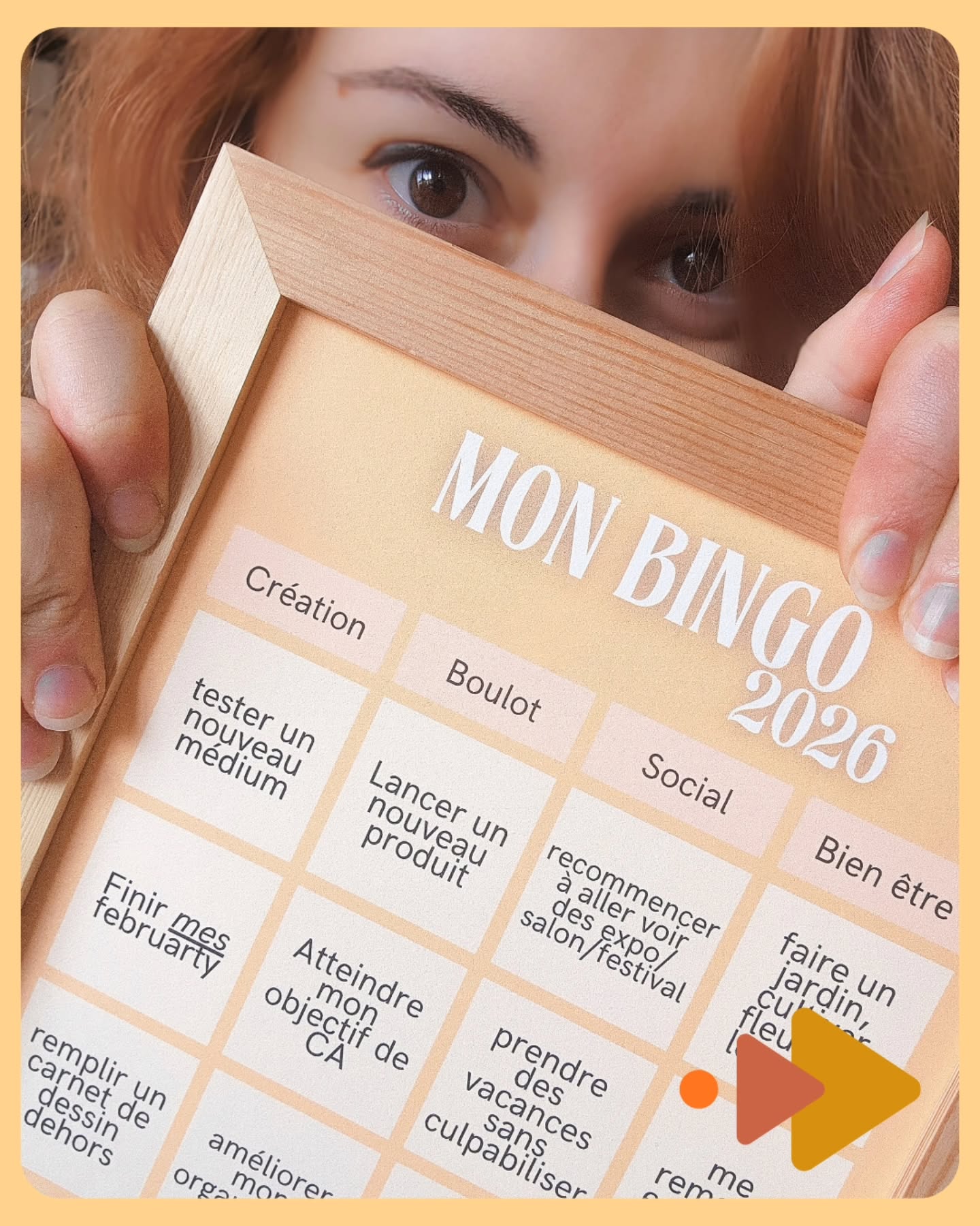 Ça y est, je fais comme mes copines qui crépitent @meimei.illu et @oh.my.goz : voici voilà mon Bingo pour 2026, pro et perso mélangé. Il pourrait évidement y avoir plus de choses, mais il s'agit de ne pas pousser le bouchon trop loin cette année !
+ j'ai toujours essayé les Résolutions du nouvel an et ça ne m'a jamais réussi, et je ne les ai jamais tenues
J'ai le sentiment que le bingo c'est plus flexible et ce n'est pas forcément à encrer dans une routine dure. On peut y aller par petites touches, un élément à la fois, ou tout mélanger 🤔😅
On est mi-janvier et voici mon cap, on fera peut être des petits points au long du parcours pour voir où on en est !
Et vous ? De quoi avez-vous envie/besoin pour cette année ?
Plutôt Résolutions ou vous tentez votre propre bingo ?