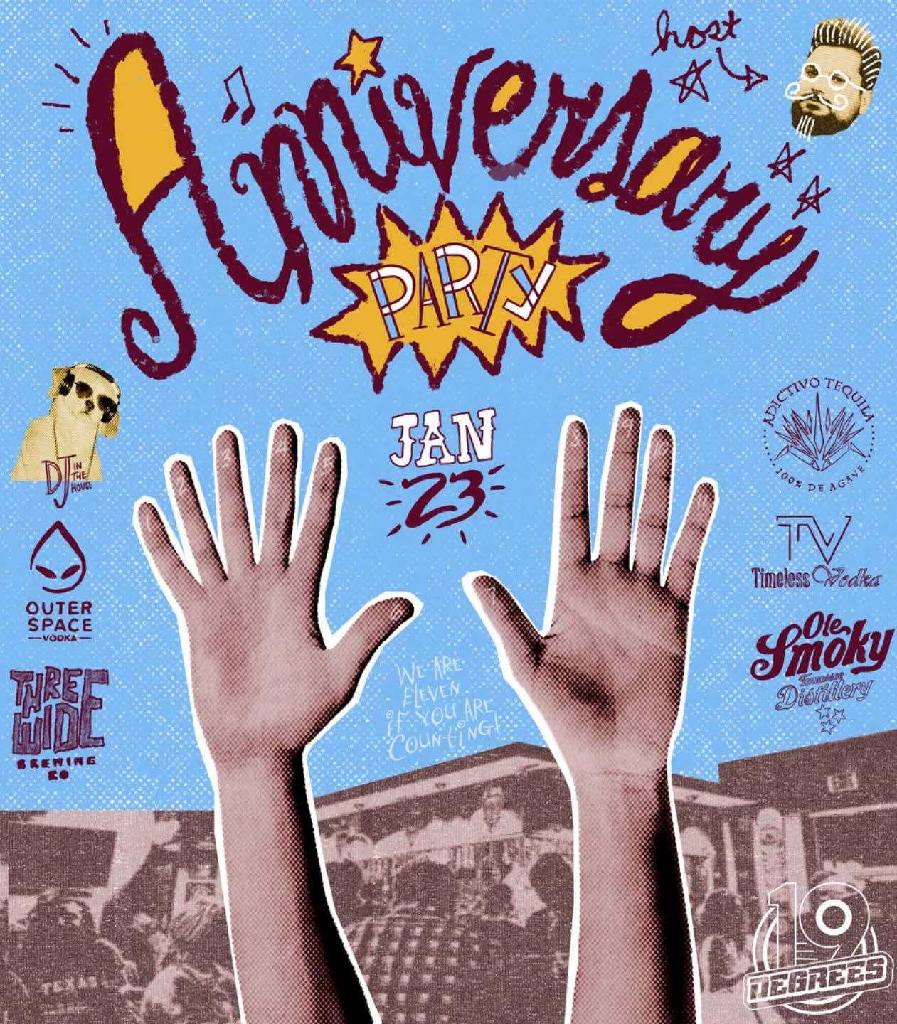 Join us Friday from 6-10pm for our 11th Anniversary Party! Hope to see you all there!