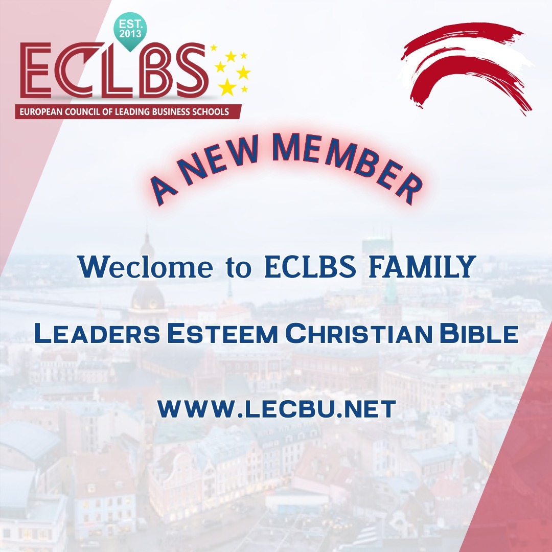 Welcome Leaders Esteem Christian Bible to the ECLBS Family https://www.eclbs.eu/post/leaders-esteem-christian-bible