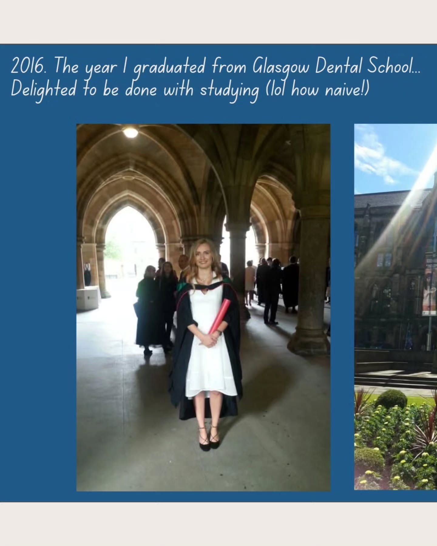 Seeing all your 2016 trends and my brain can't compute it was 10 years ago?!
There was a time I didn't think I'd survive another 10 months in dentistry never mind 10 years 😅
Grateful for the lessons that led me to finding aesthetics and settling into a rhythm between these two halves of my career surrounded by the best colleagues 💙
Where will be in another 10?!
Megan x